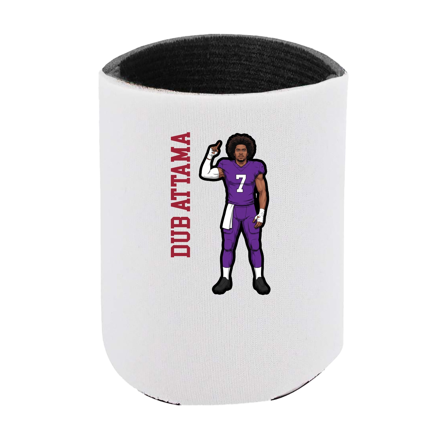 Can Holder — Name Vertical in White