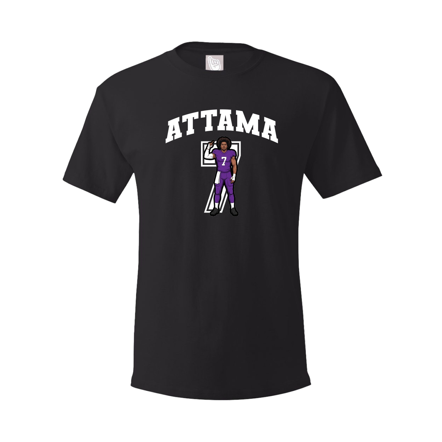 Youth Tee — Number in Black