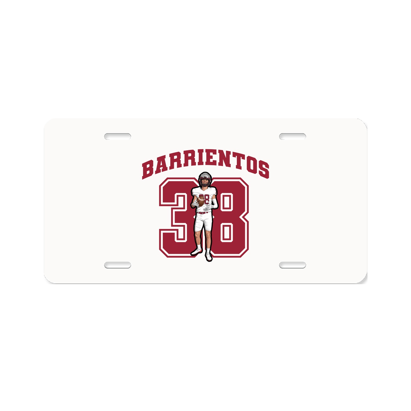 License Plate — Number in Classic