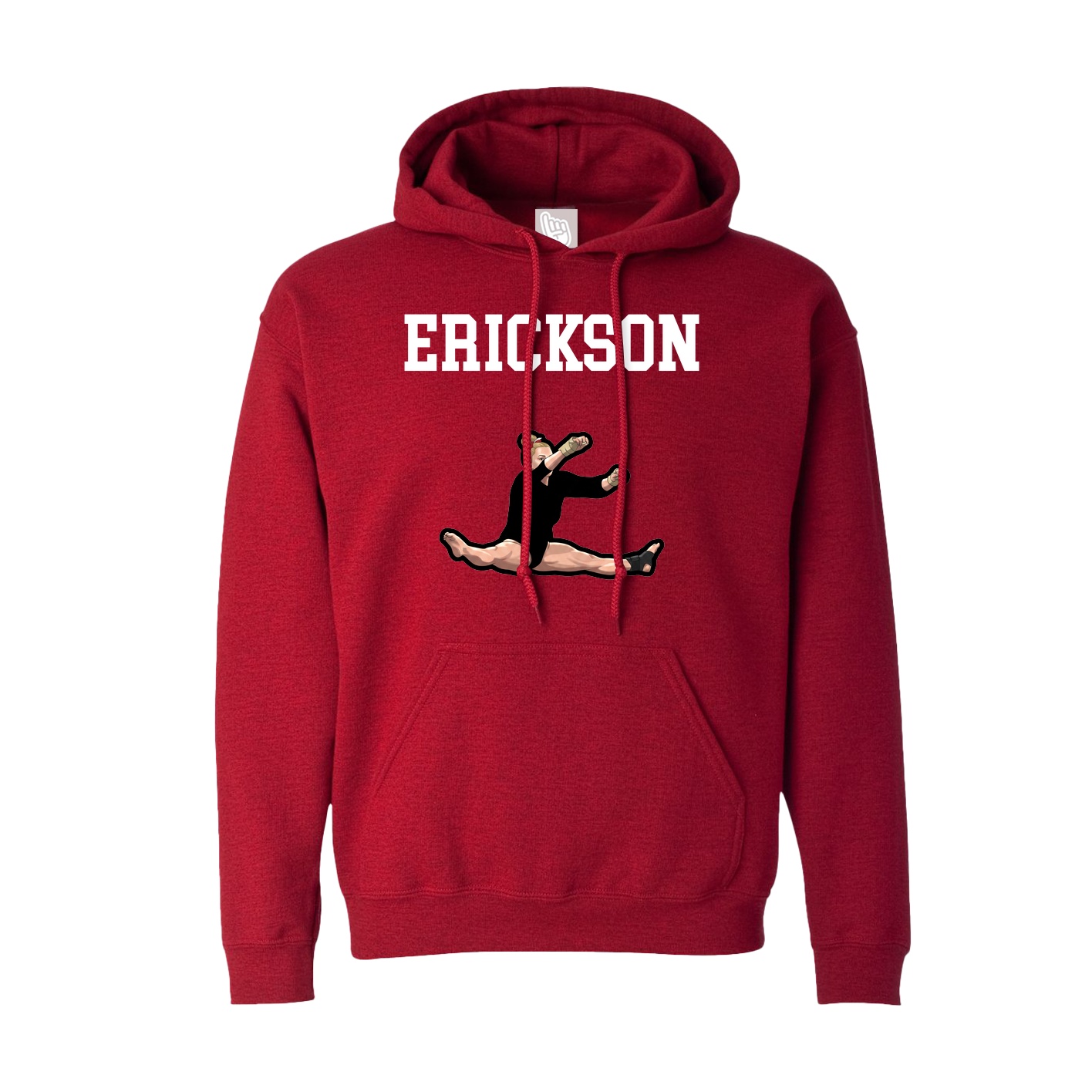 Hoodie — Shirsey in Crimson