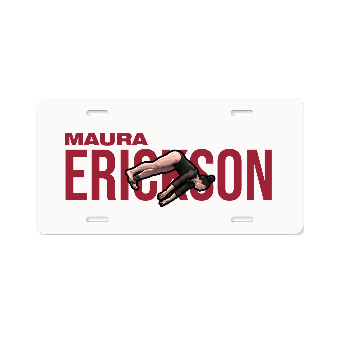 License Plate — Player Name in Classic
