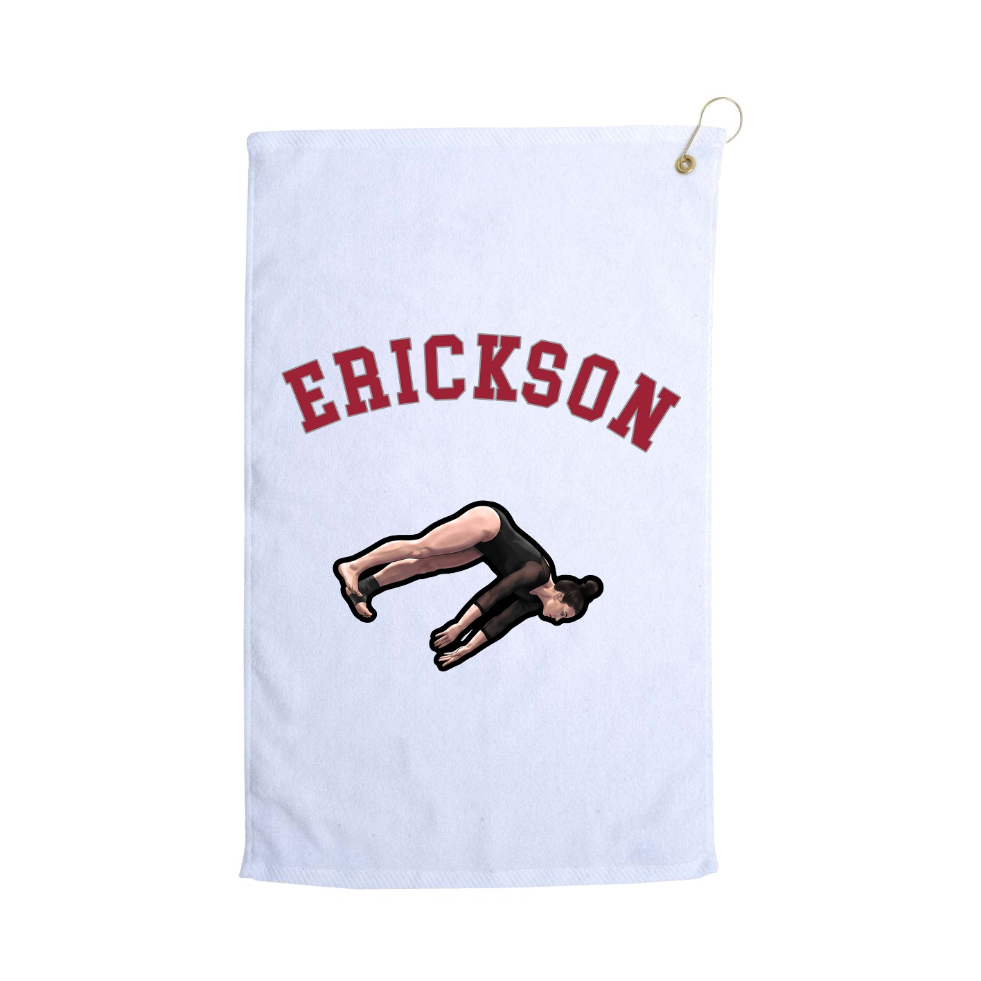 Golf Towel — Shirsey Arch in White