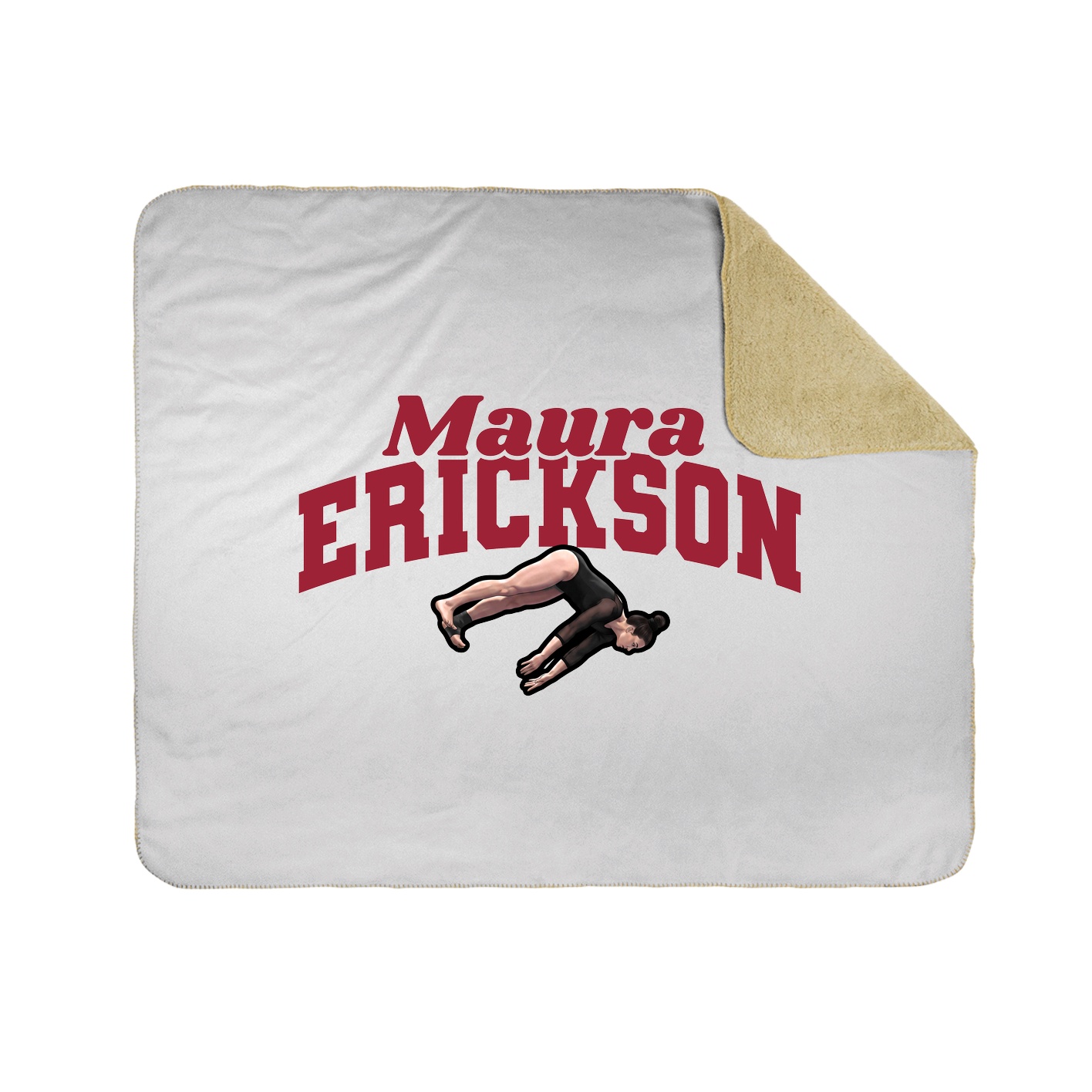 Throw Blanket — Signature Arch in White