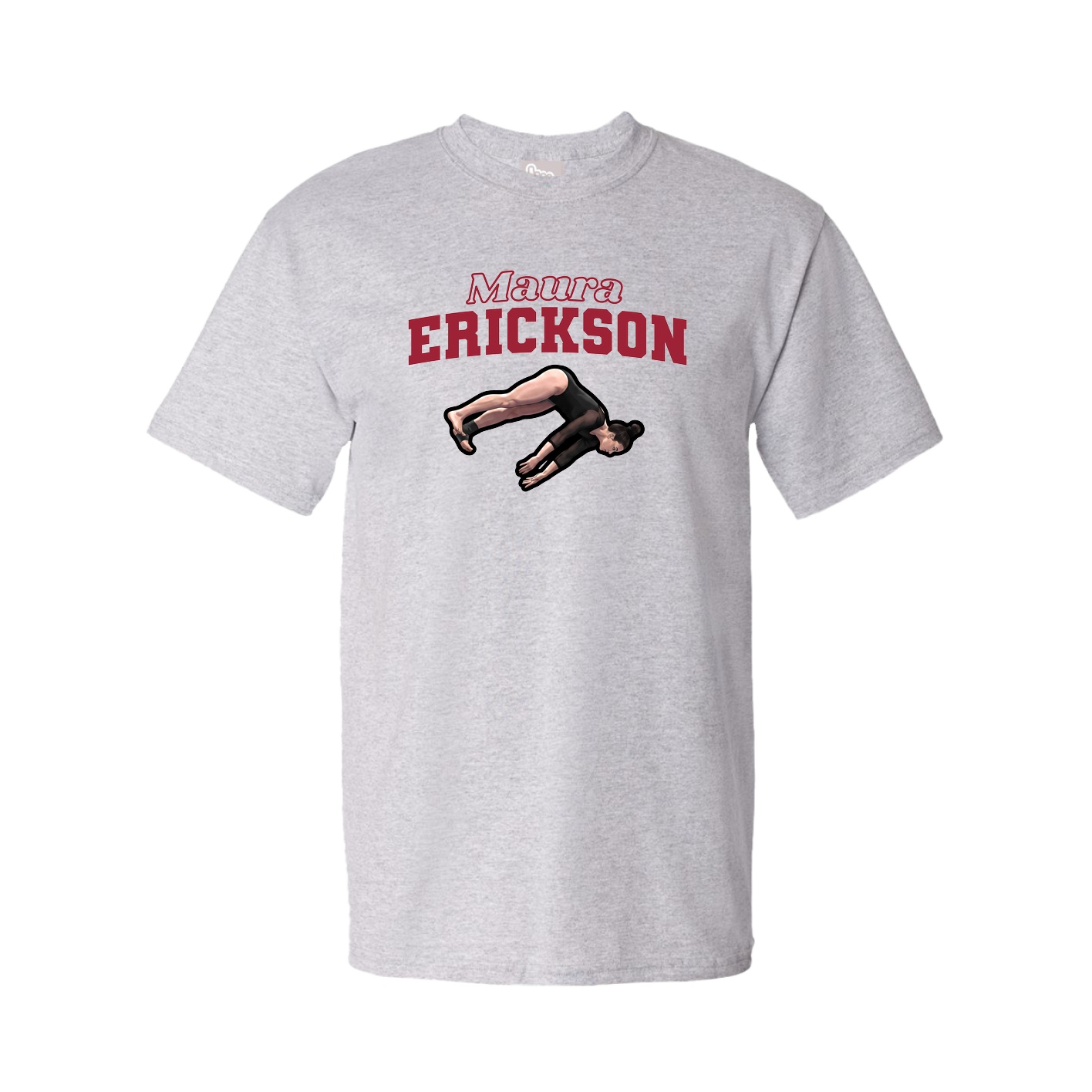 Tee — Name Arch in Grey