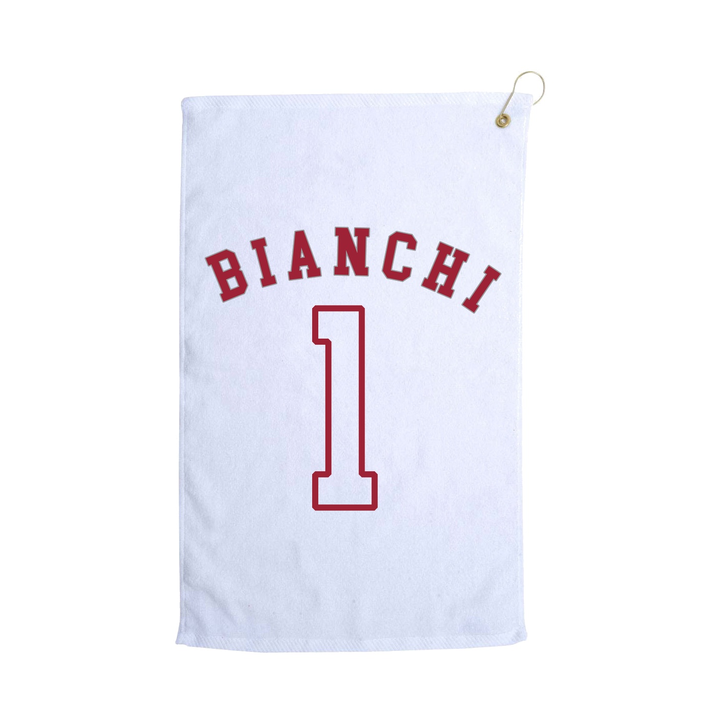 Golf Towel — Shirsey Arch in White