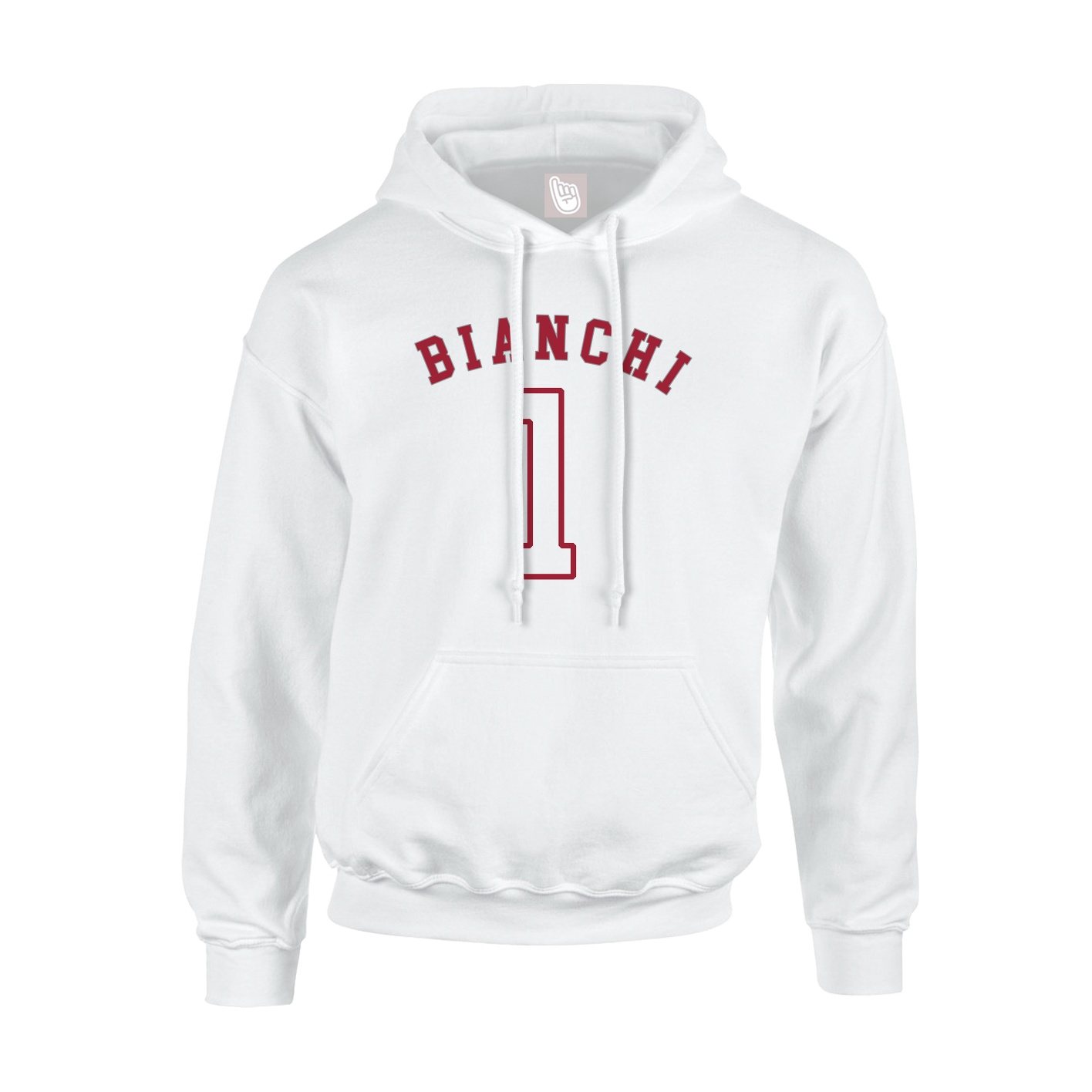 Hoodie — Shirsey Arch in White