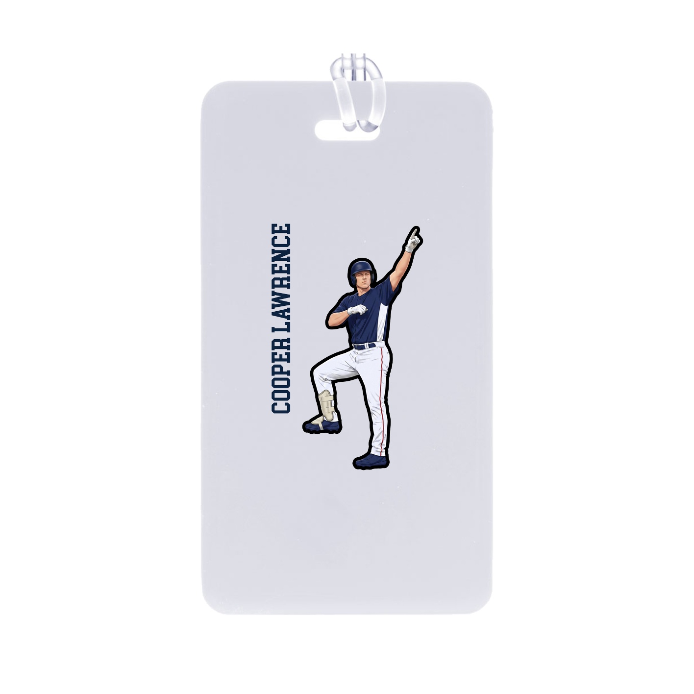 Bag Tag — Name Vertical in Classic