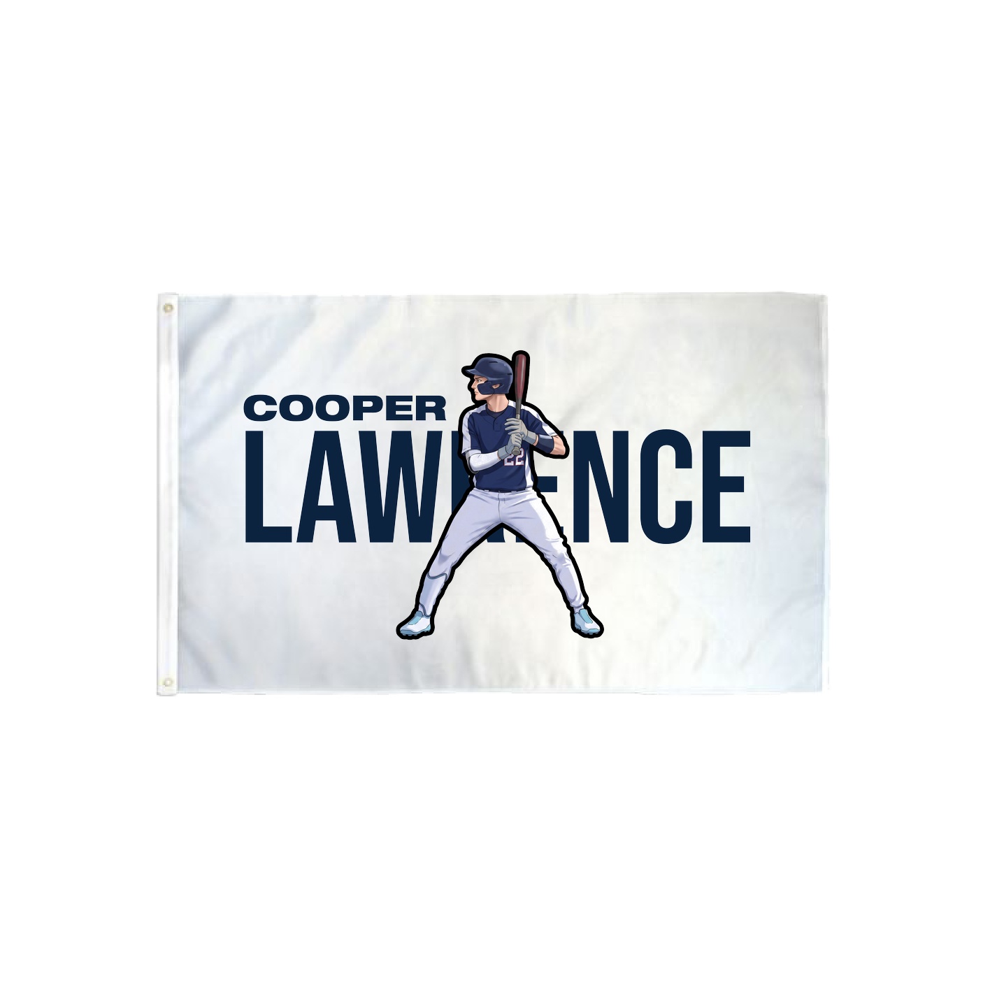 3x5 Flag — Player Name in Classic