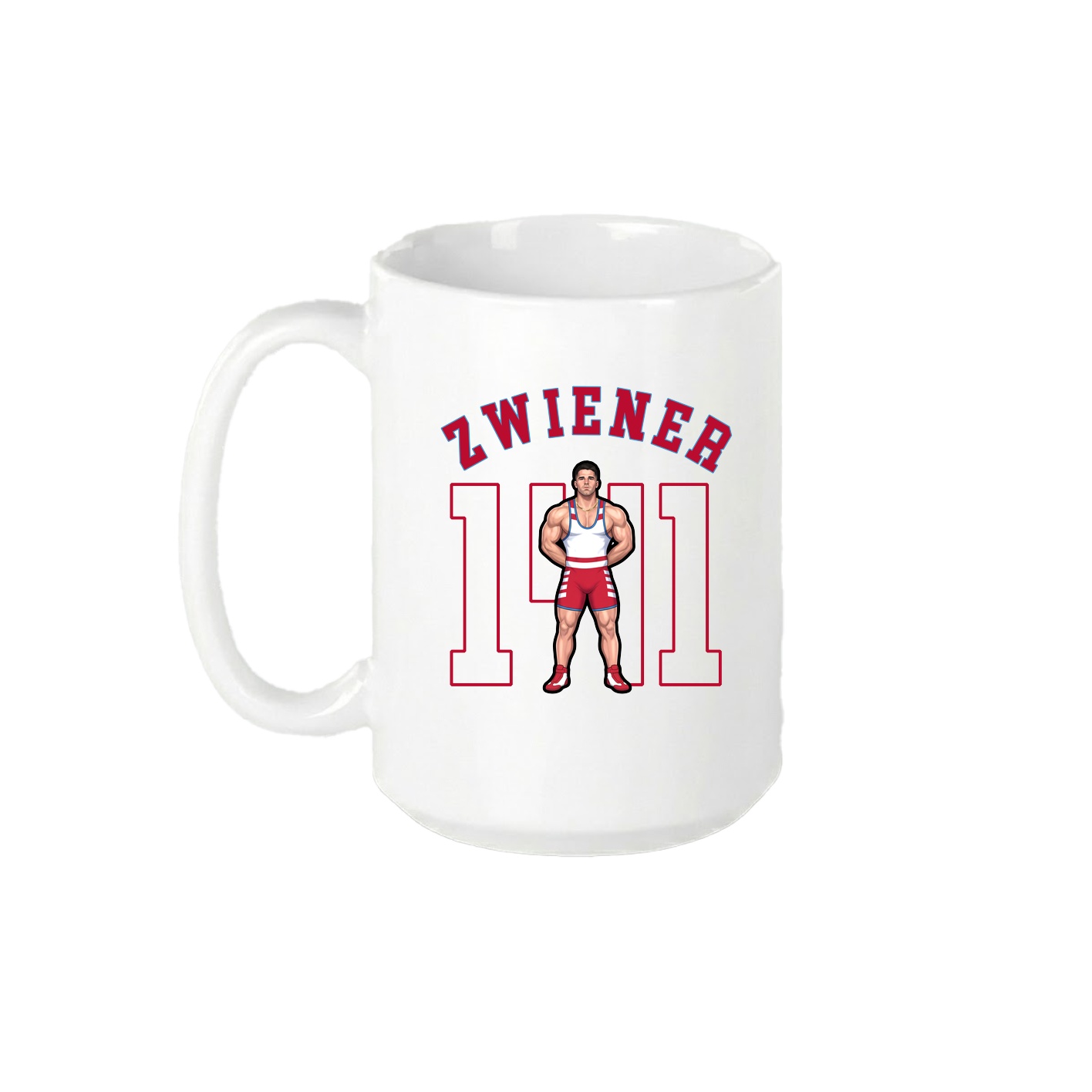 15oz Coffee Mug — Shirsey Arch in White