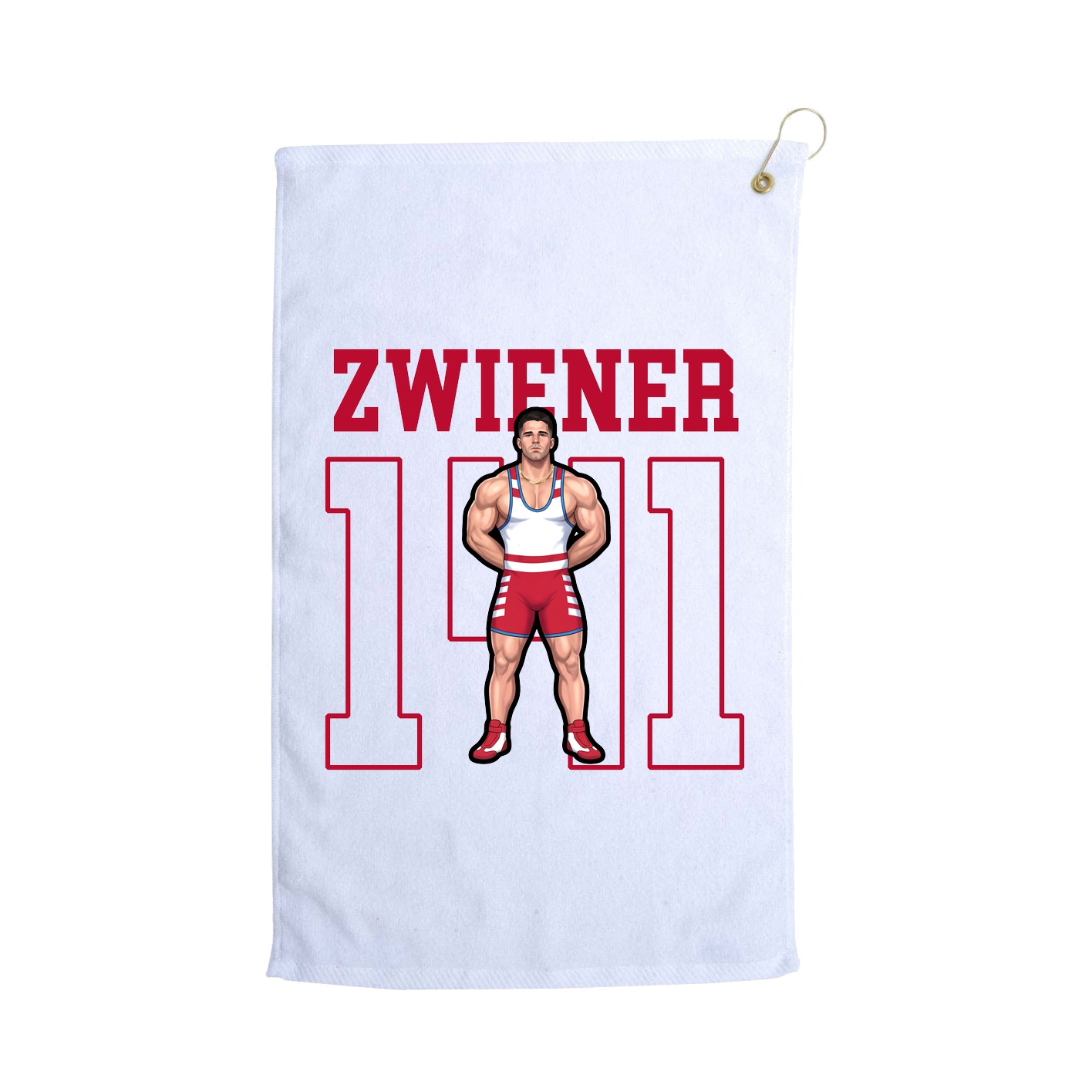 Golf Towel — Shirsey in White