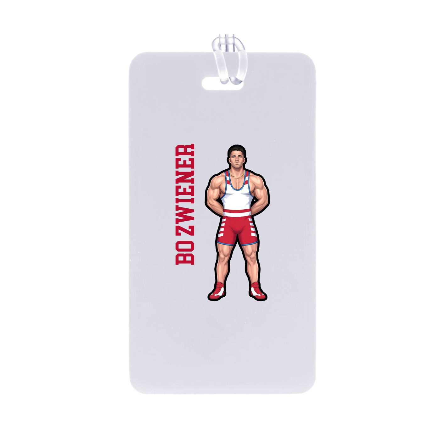 Bag Tag — Name Vertical in Classic