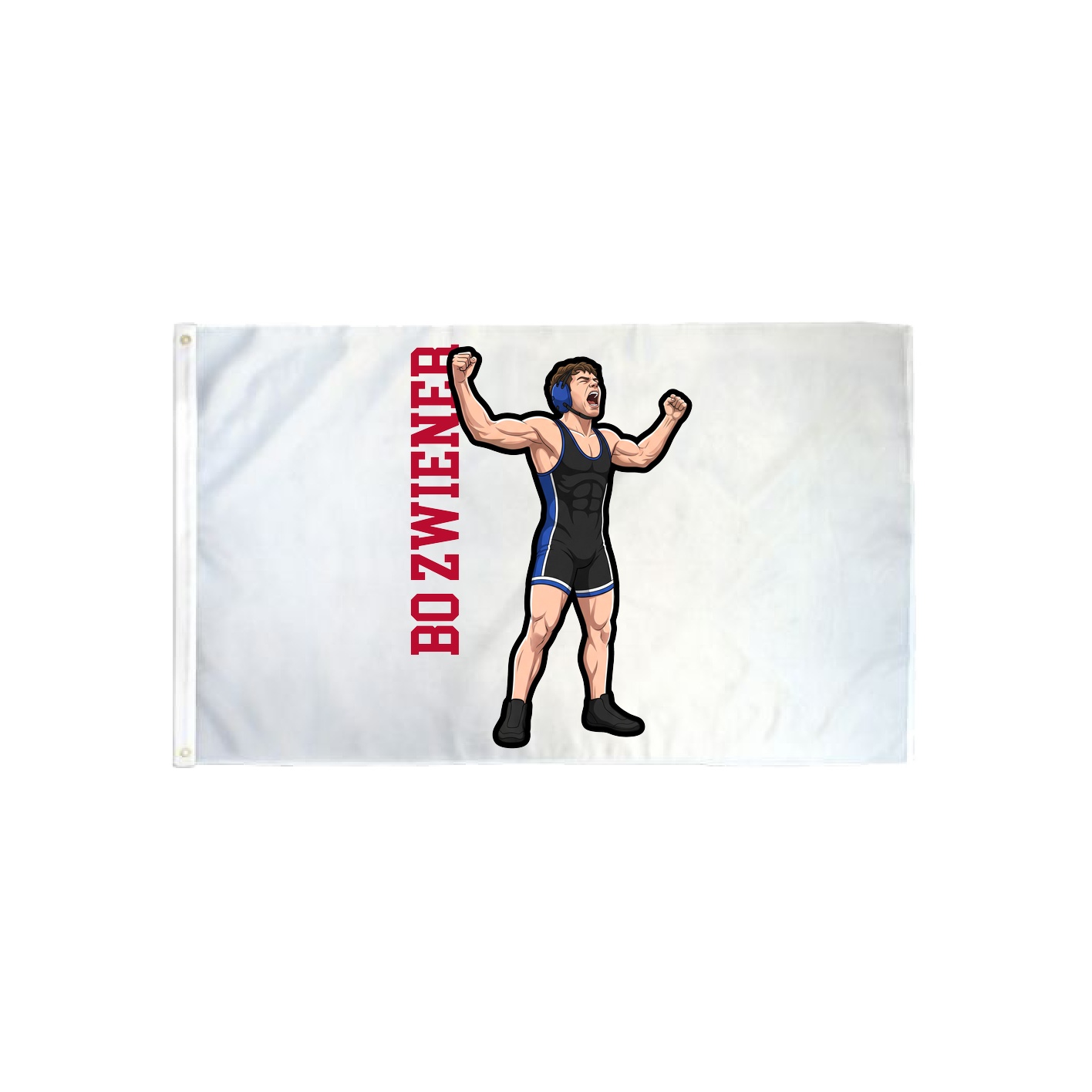 3x5 Flag — Name Vertical in Classic