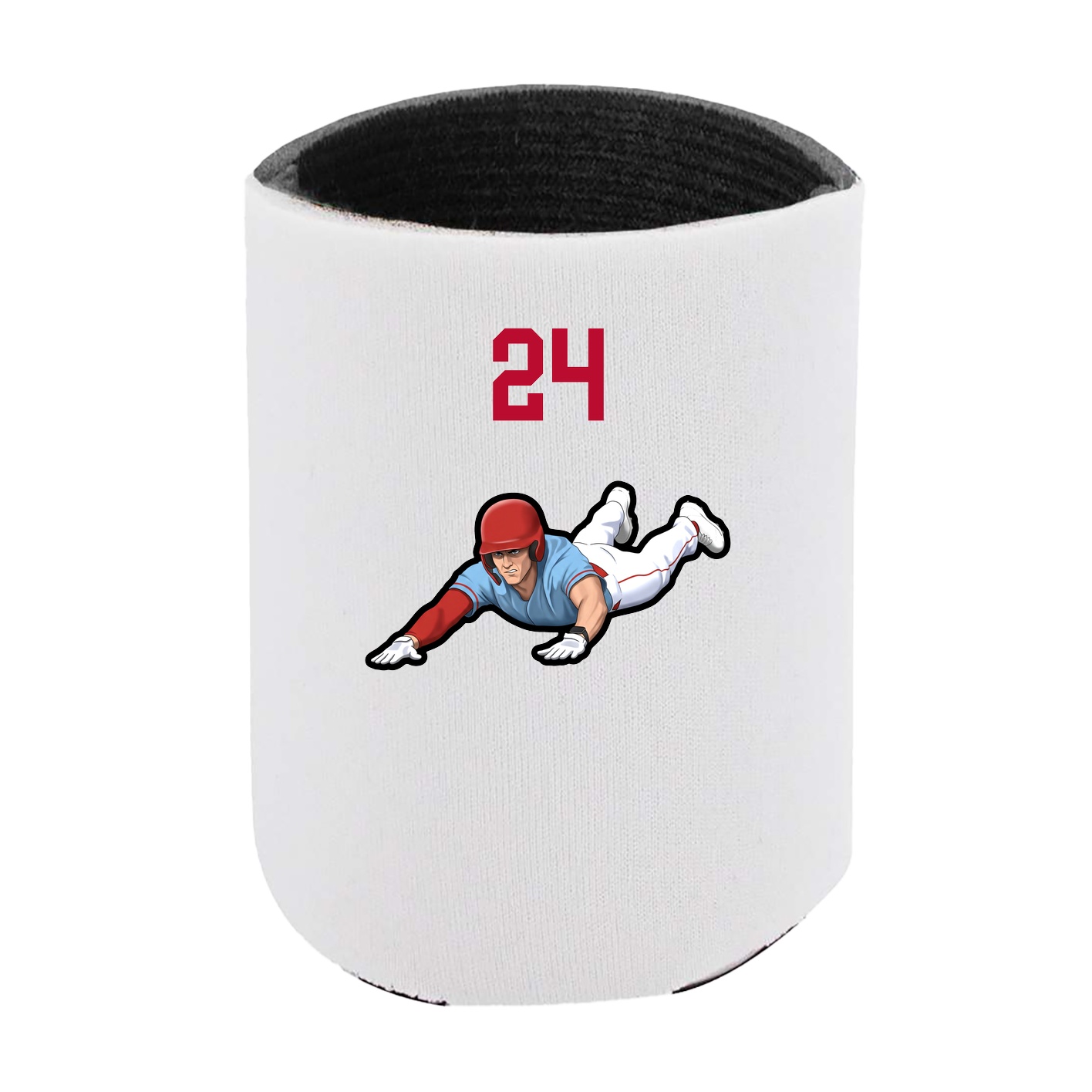 Can Holder — Number Top in White