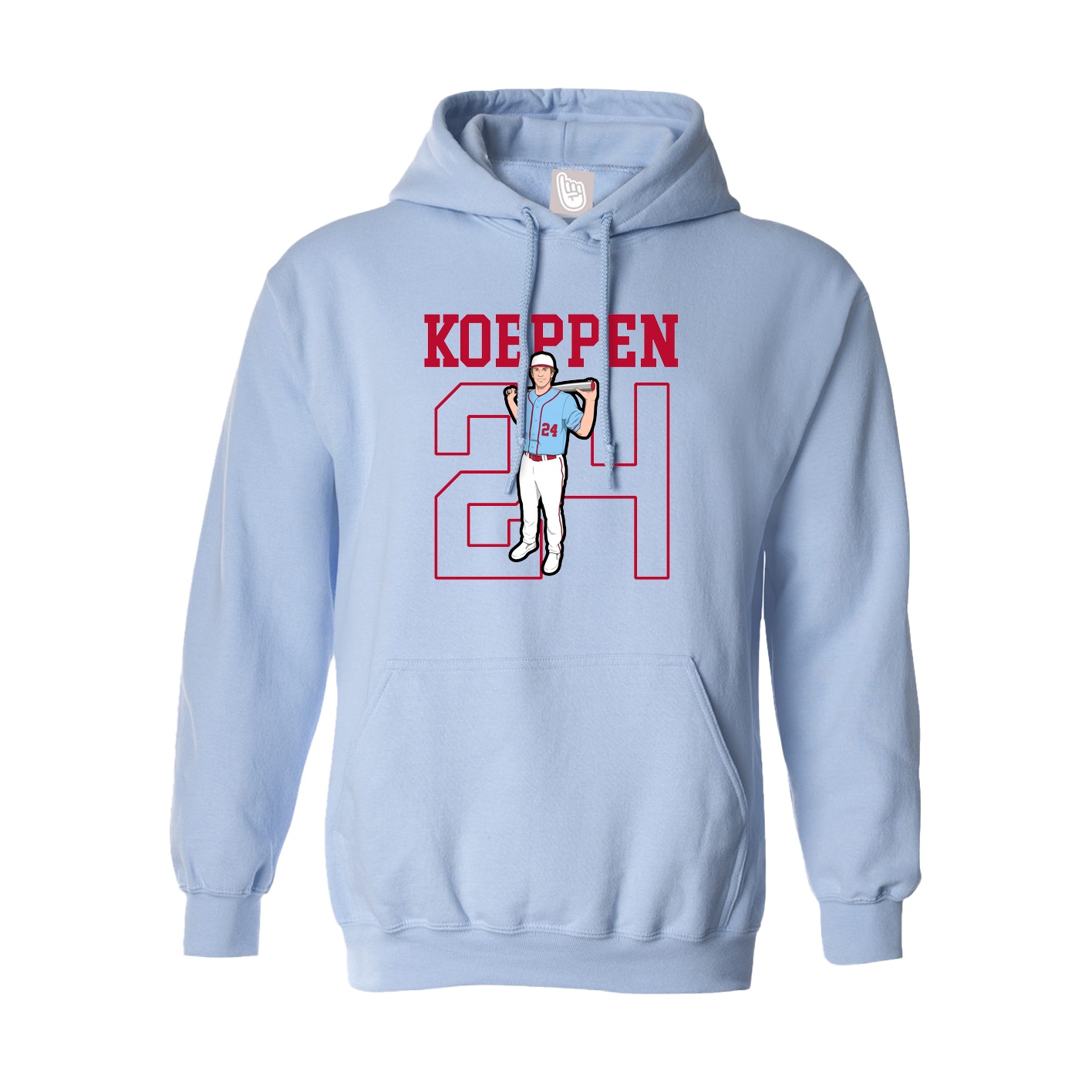 Hoodie — Shirsey in Light Blue