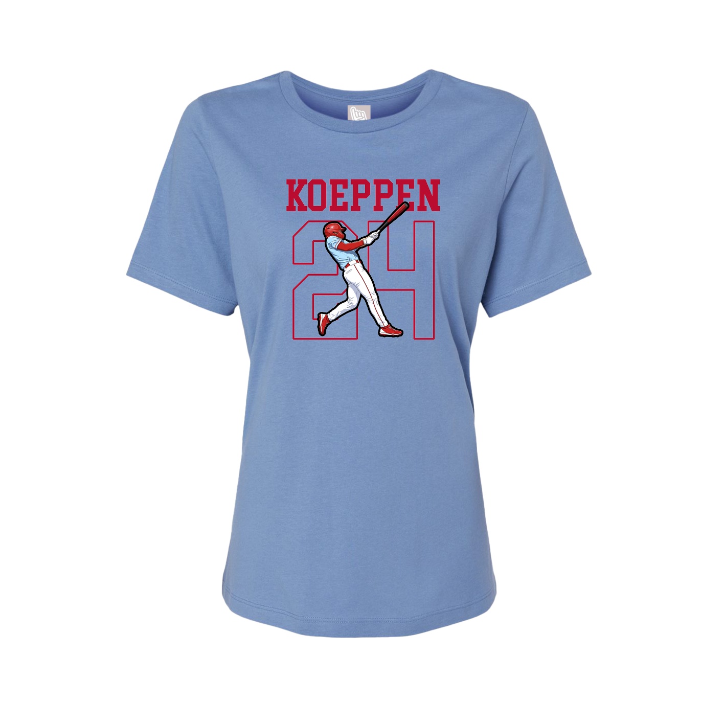 Fitted Women's Tee — Shirsey in Powder Blue