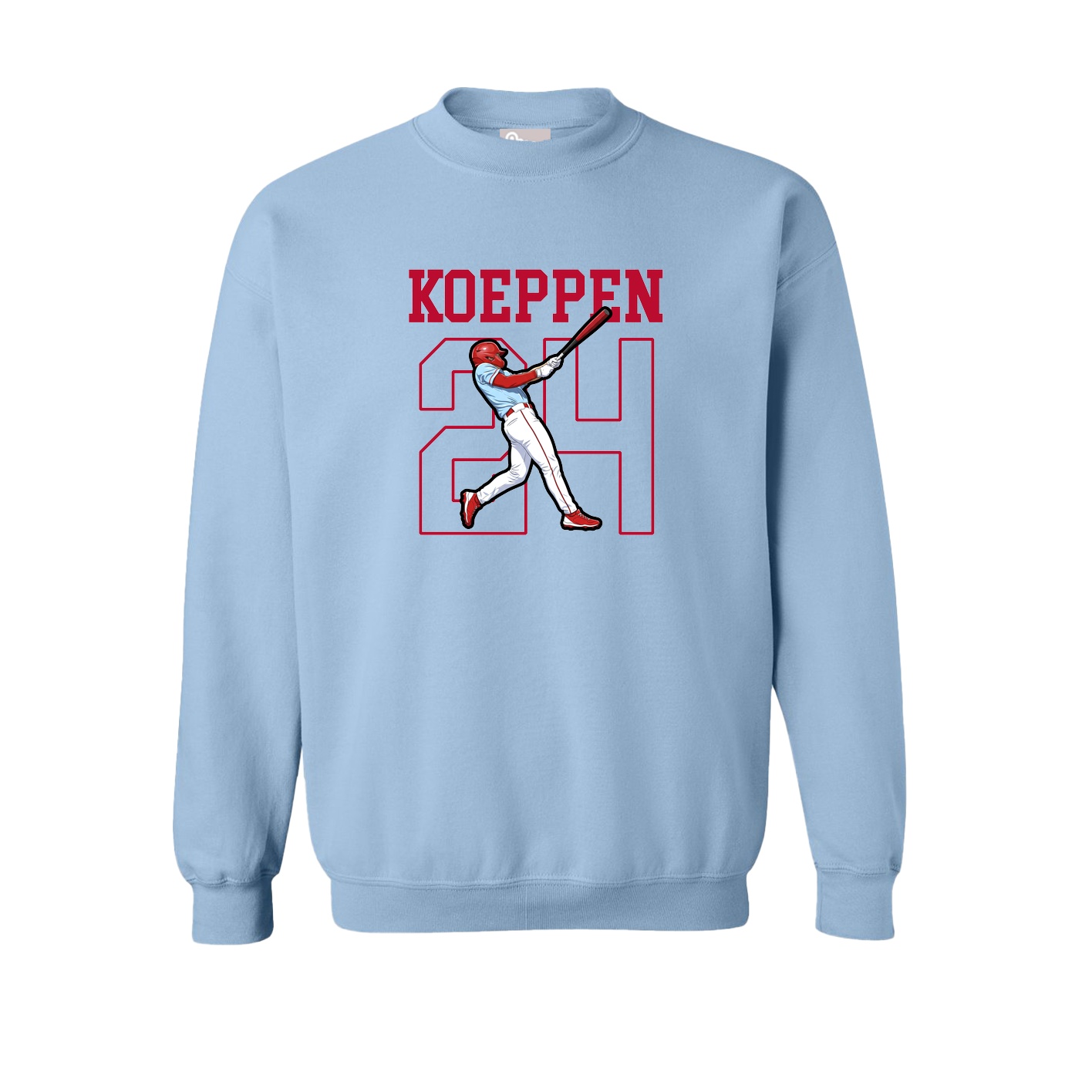 Fleece Crew — Shirsey in Light Blue