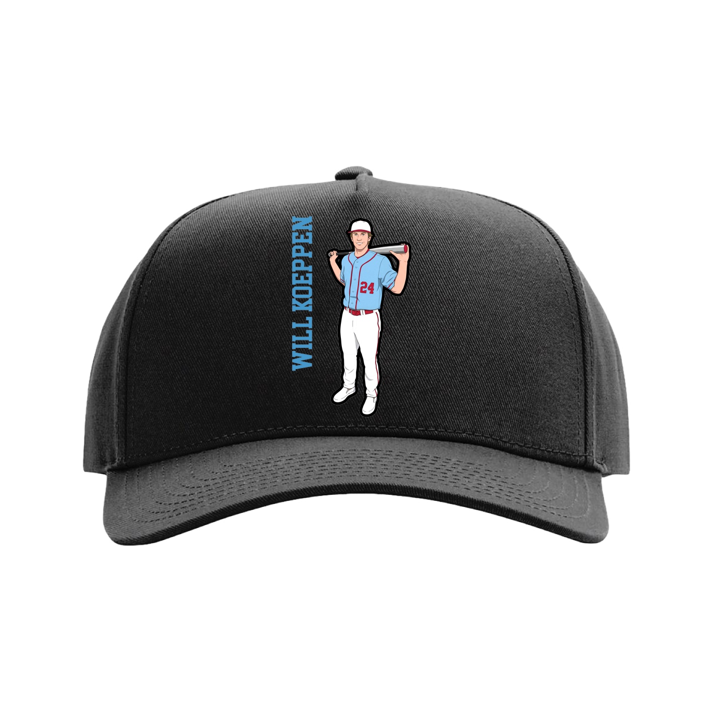 Full Fabric Five-Panel Champ Cap