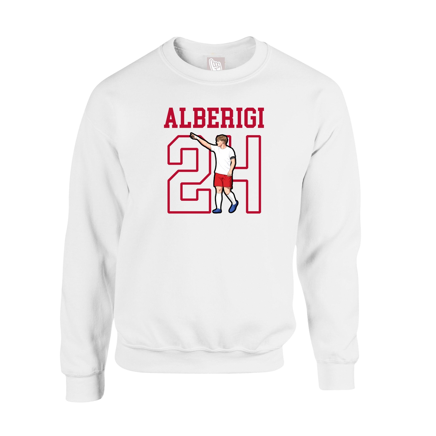 Fleece Crew — Shirsey in White