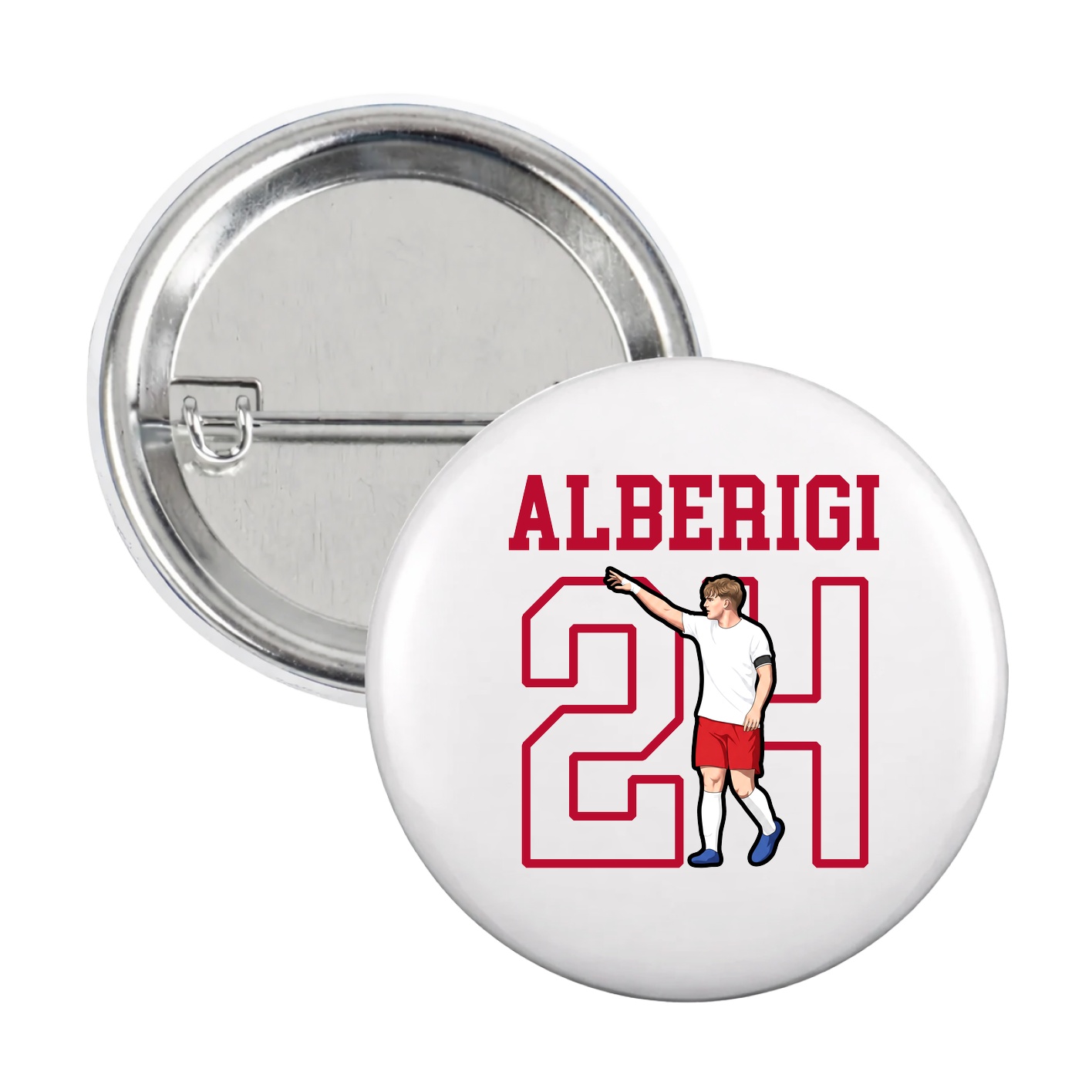 Game Day Button — Shirsey in White