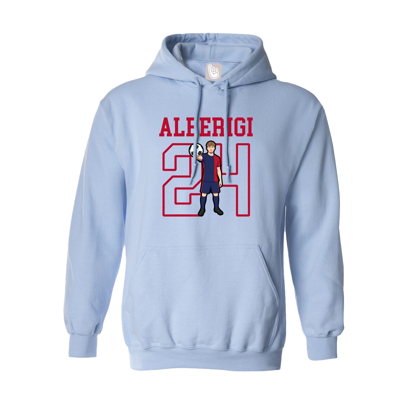 Hoodie — Shirsey in Light Blue