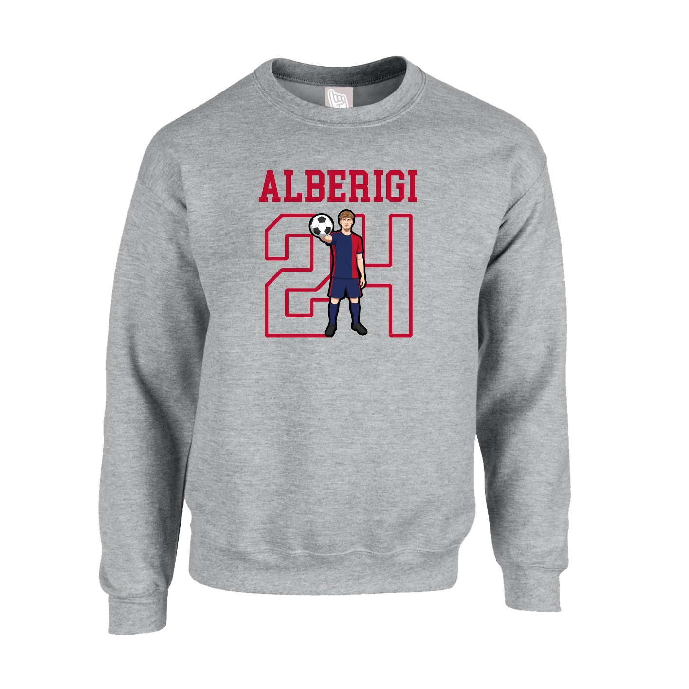 Fleece Crew — Shirsey in Grey