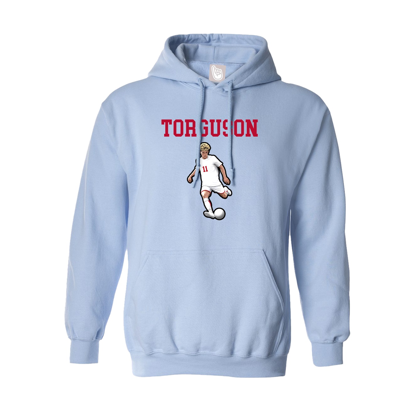 Hoodie — Shirsey in Light Blue