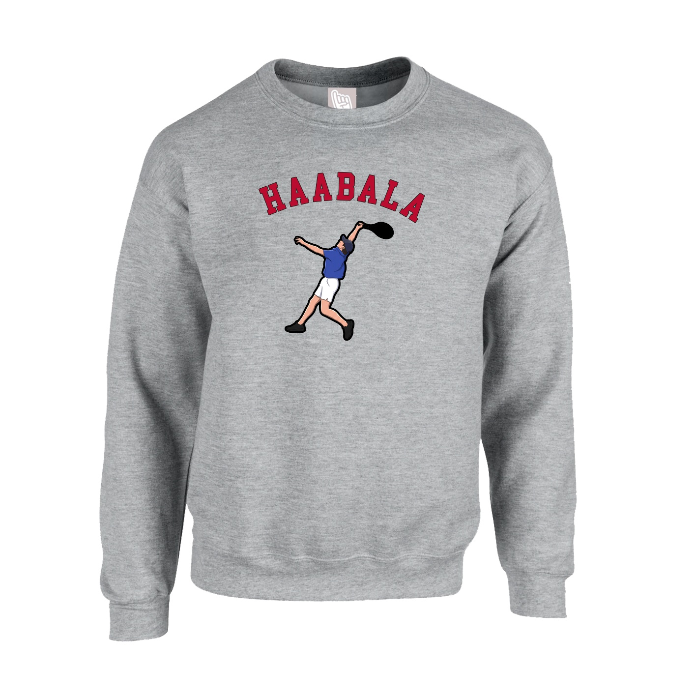 Fleece Crew — Shirsey Arch in Grey