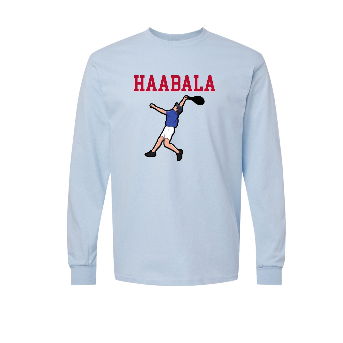Long Sleeve Tee — Shirsey in Light Blue