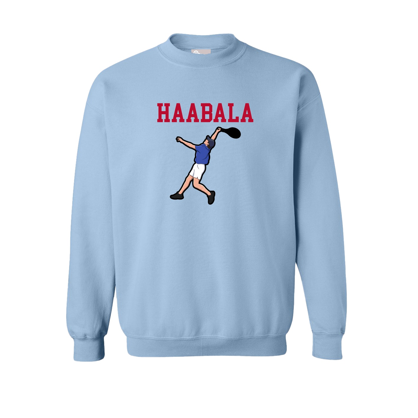 Fleece Crew — Shirsey in Light Blue