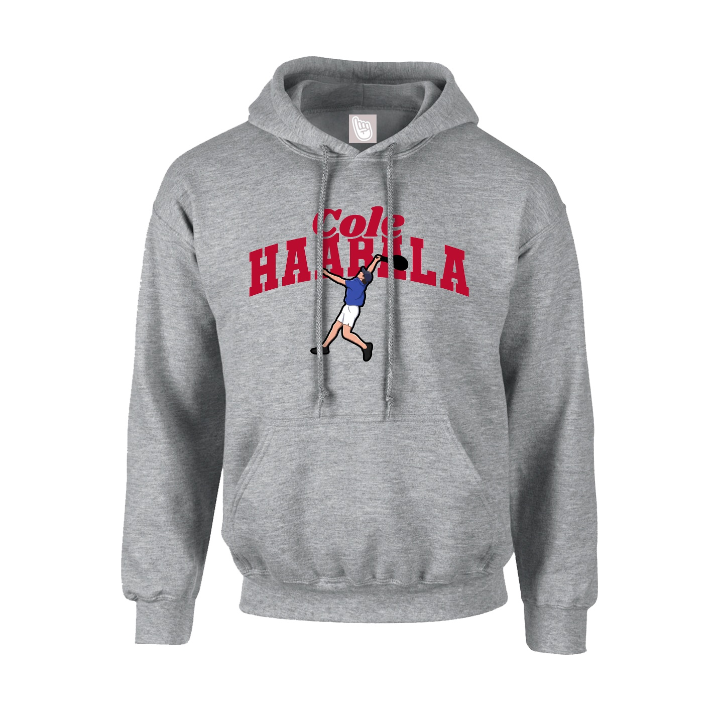 Youth Hoodie — Signature Arch in Grey