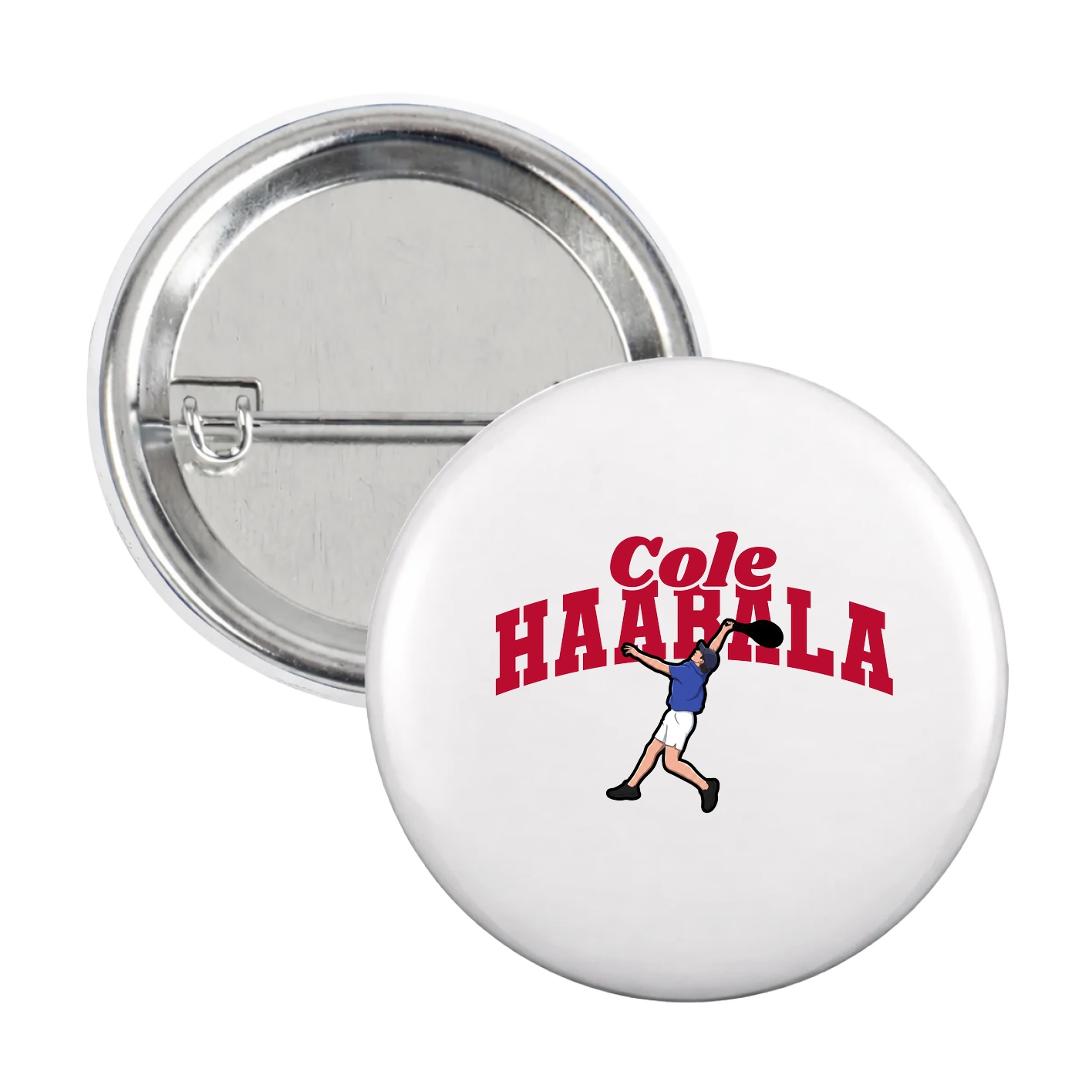 Game Day Button — Signature Arch in White
