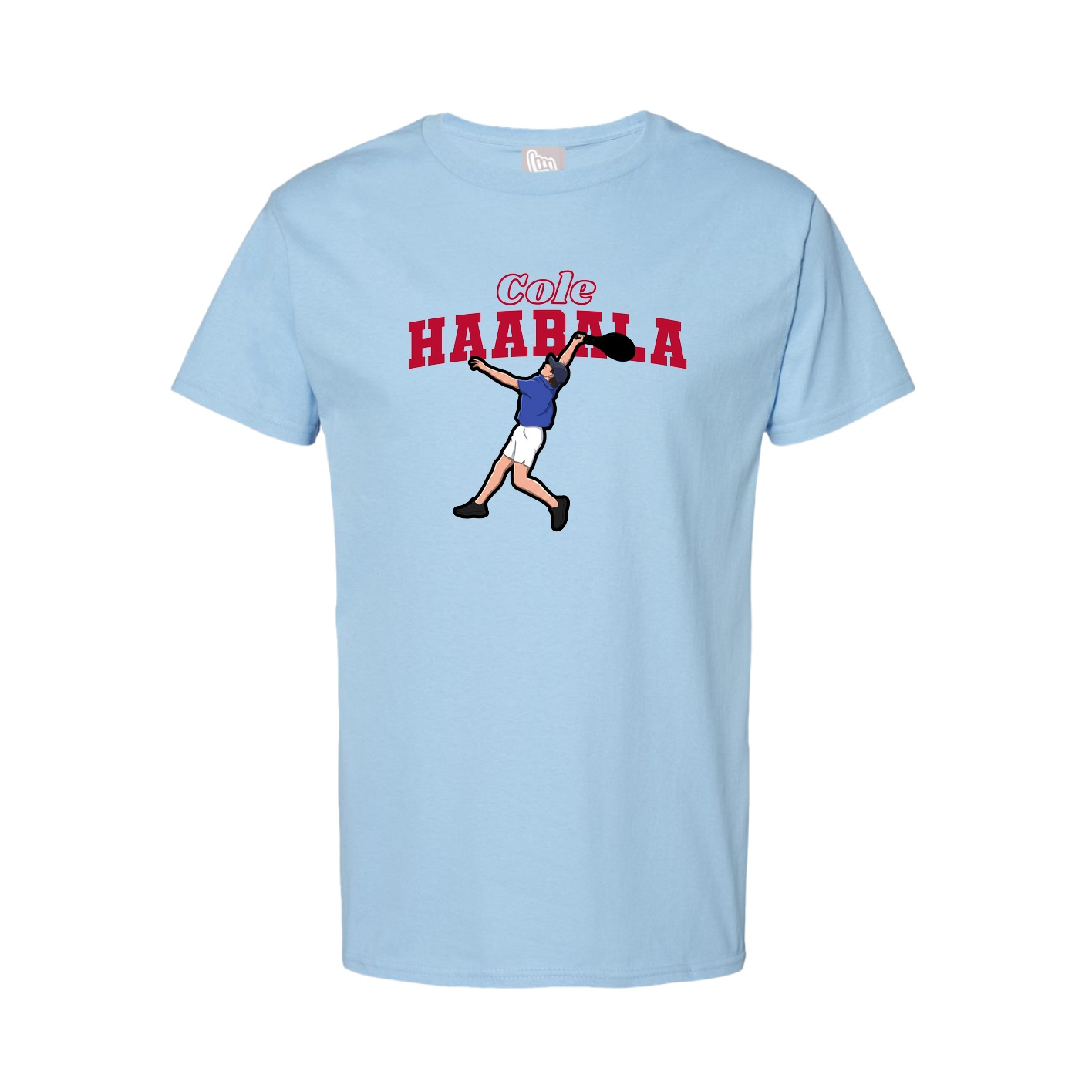 Tee — Name Arch in Light Blue