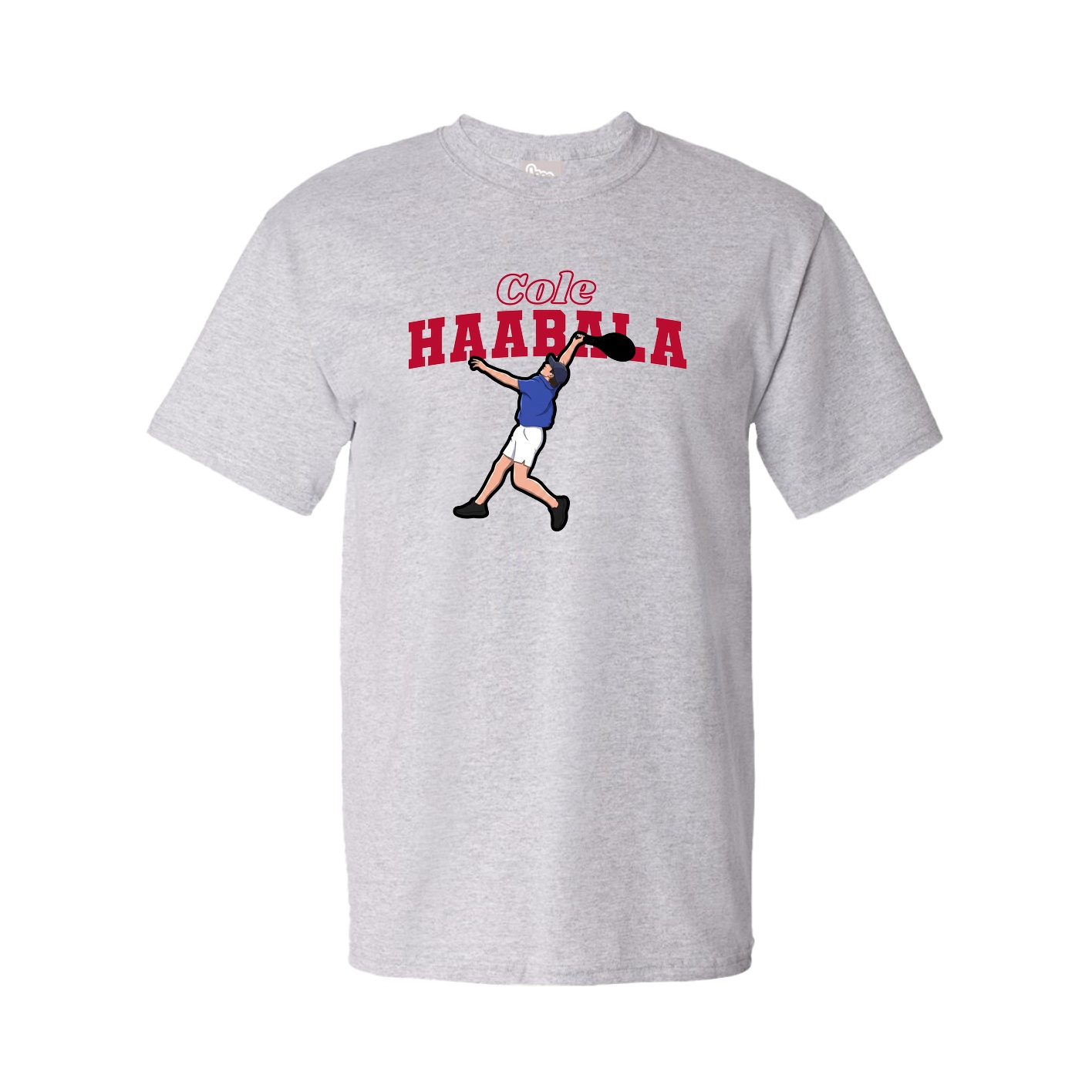 Youth Tee — Name Arch in Grey