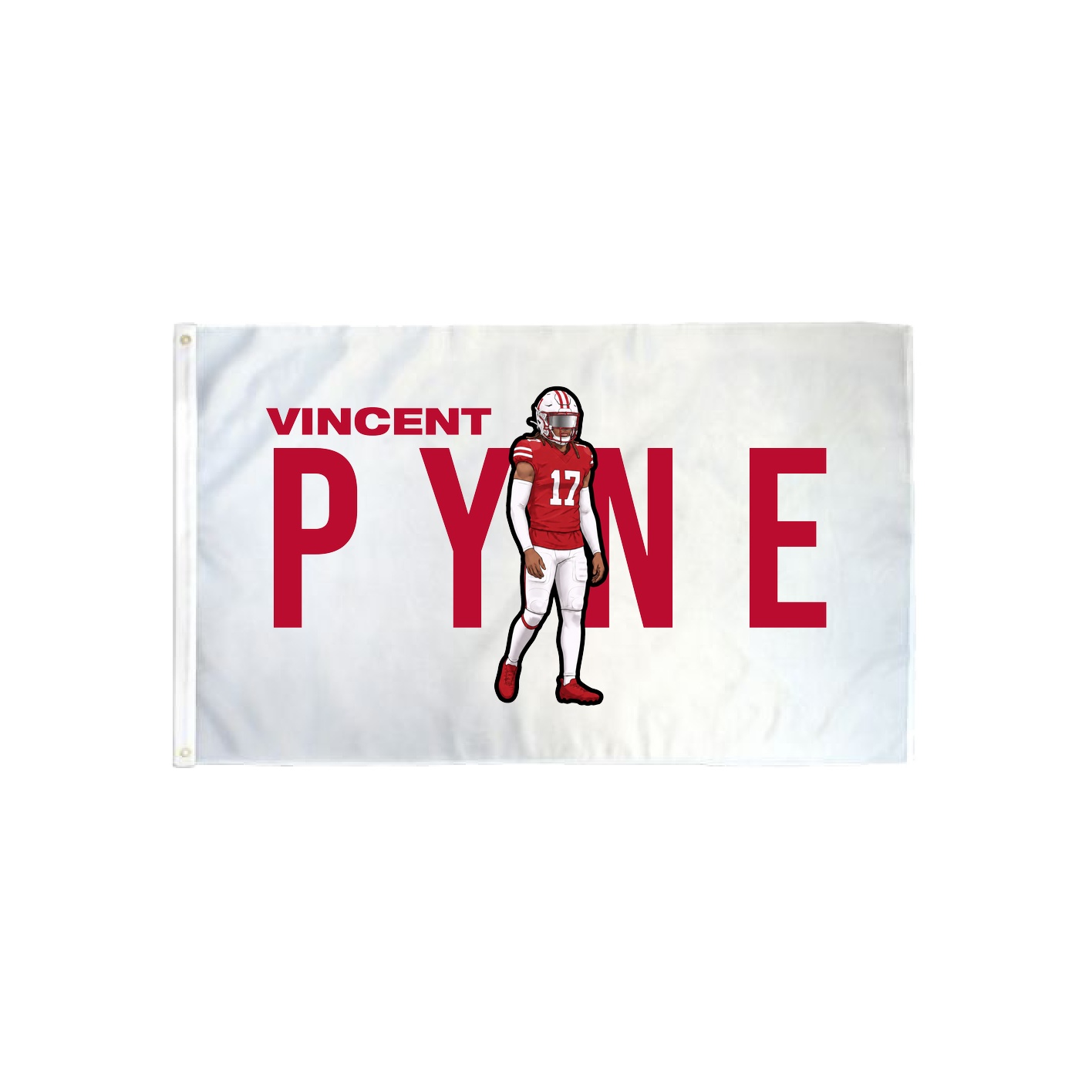 3x5 Flag — Player Name in Classic