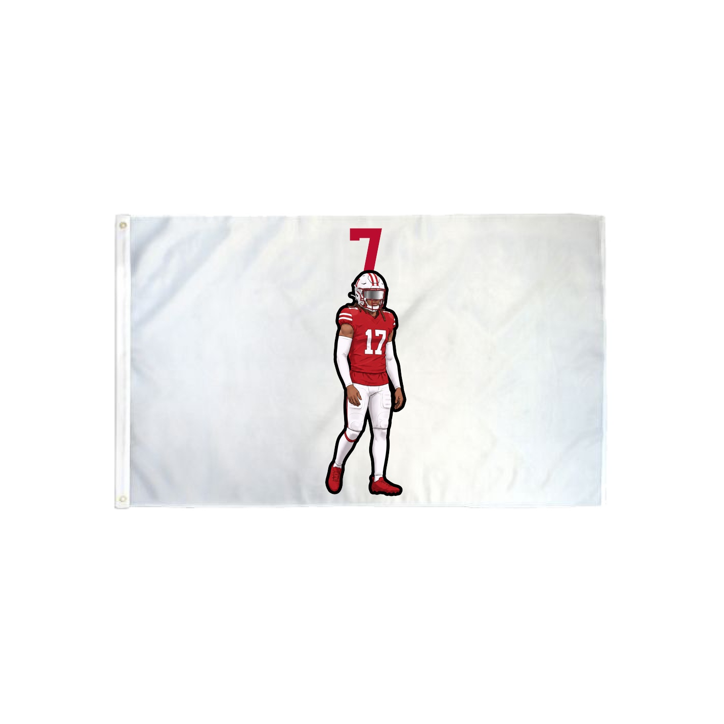 3x5 Flag — Number Top in Classic