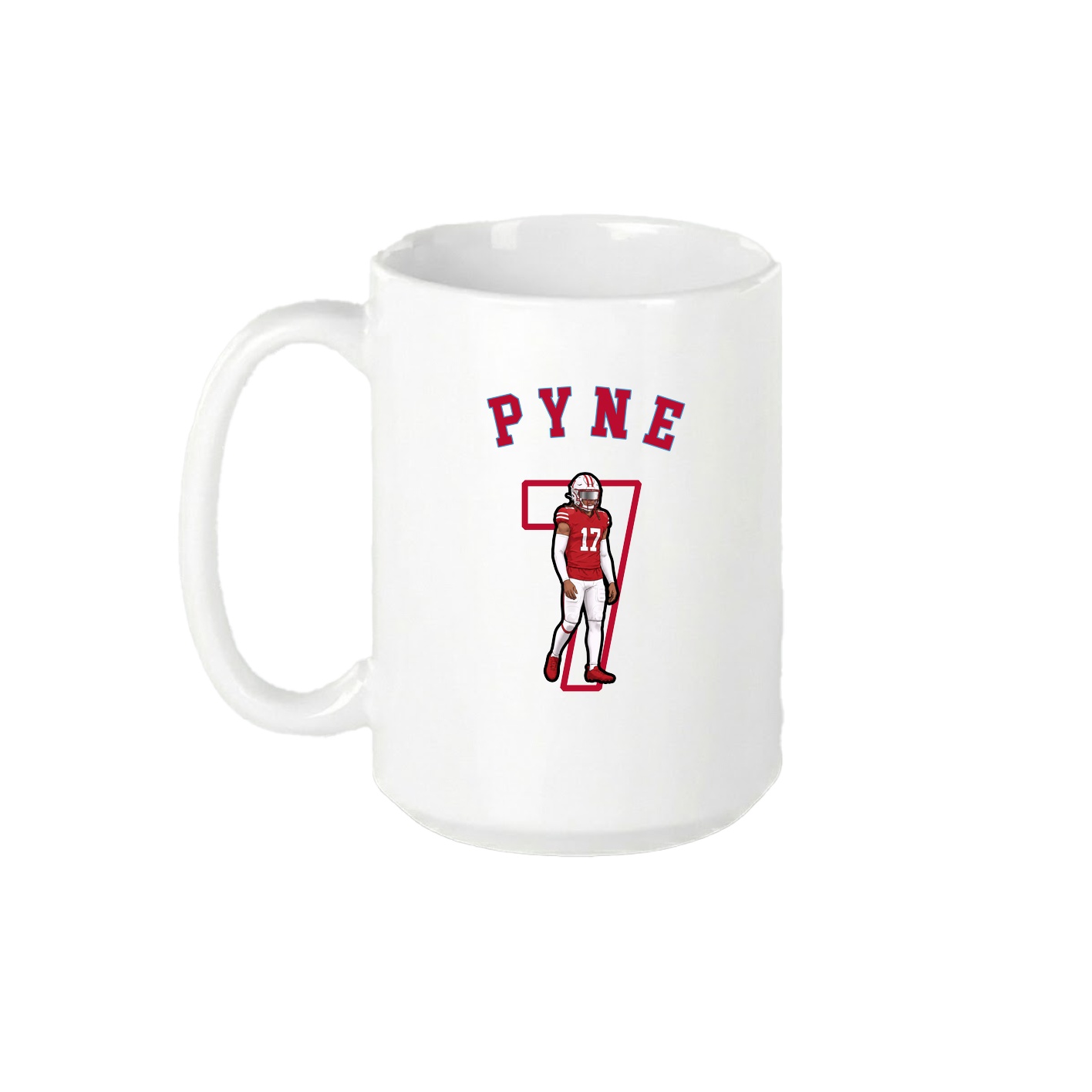 15oz Coffee Mug — Shirsey Arch in White
