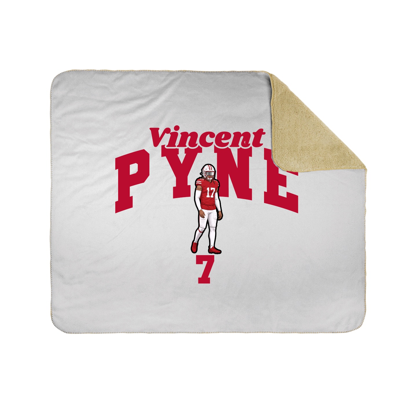 Throw Blanket — Signature Arch in White