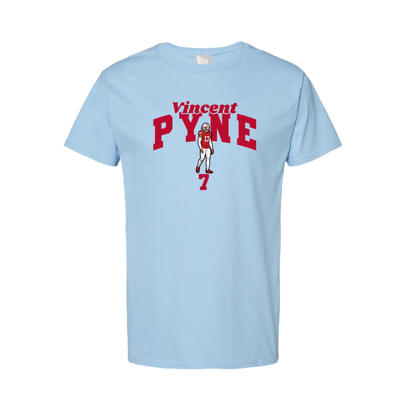 Tee — Signature Arch in Light Blue