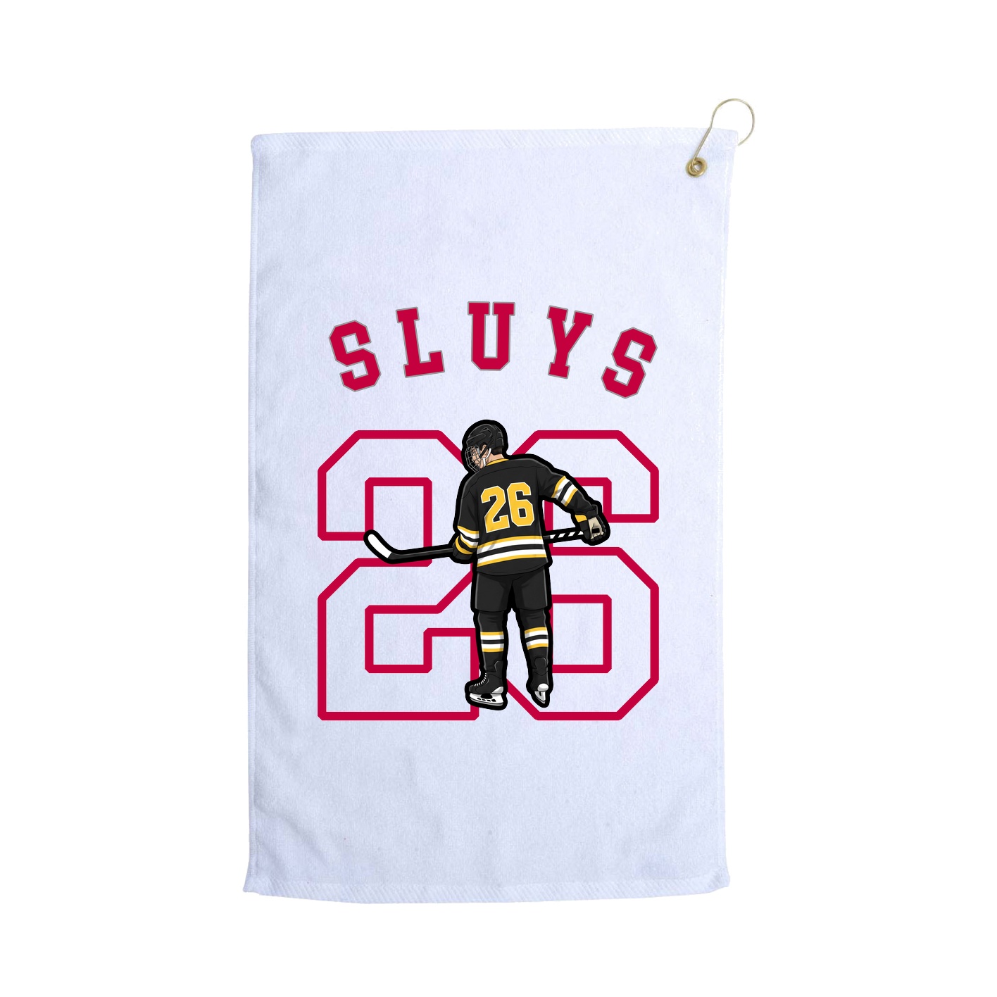 Golf Towel — Shirsey Arch in White