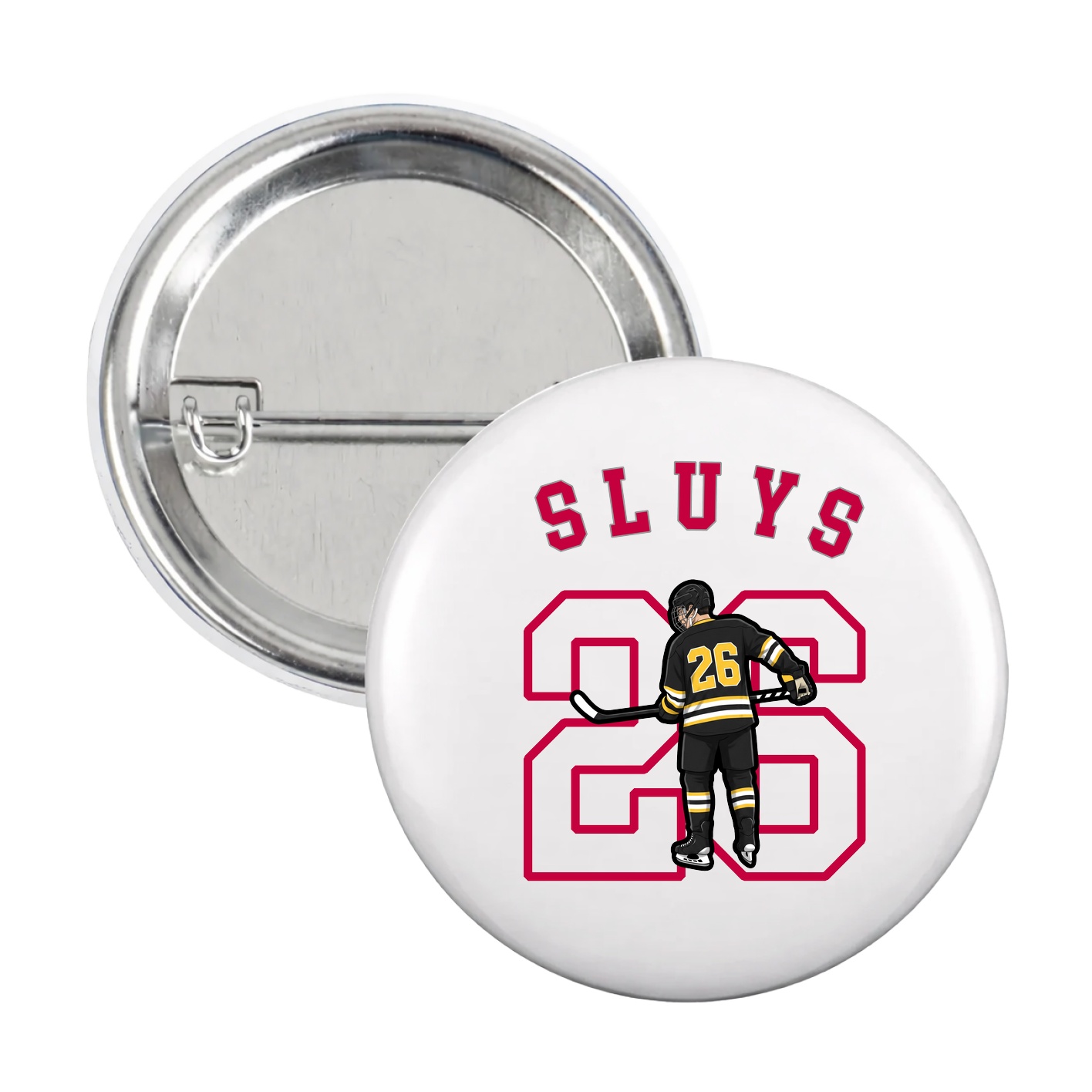 Game Day Button — Shirsey Arch in White