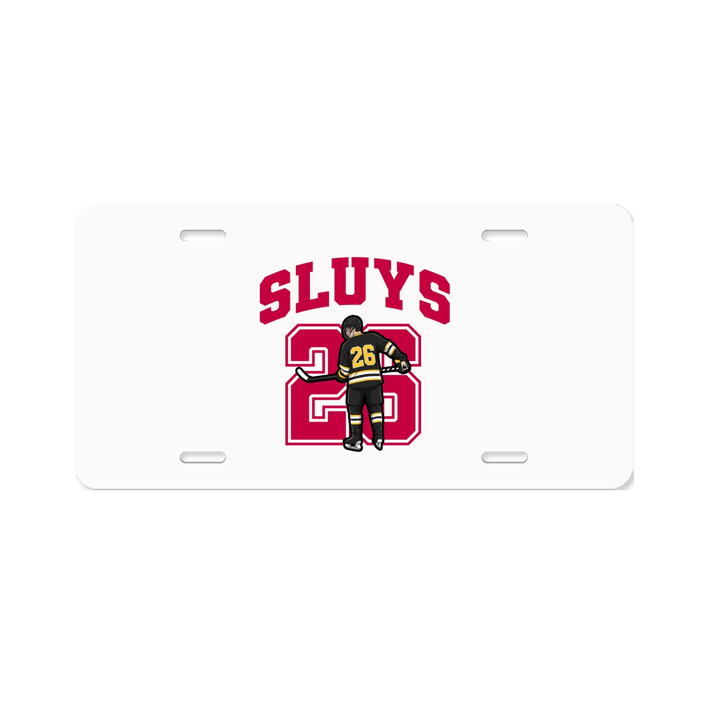 License Plate — Number in Classic