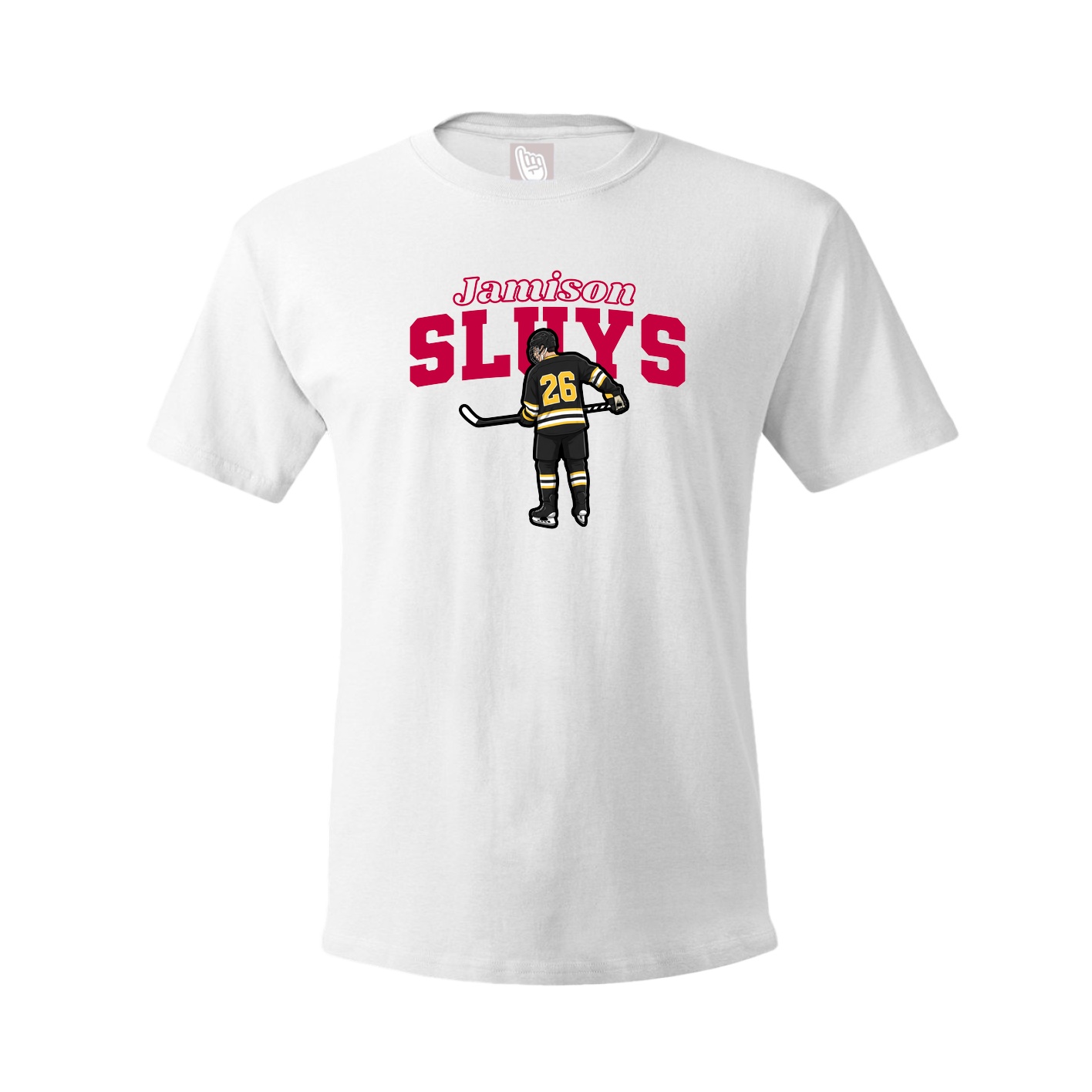 Tee — Name Arch in White