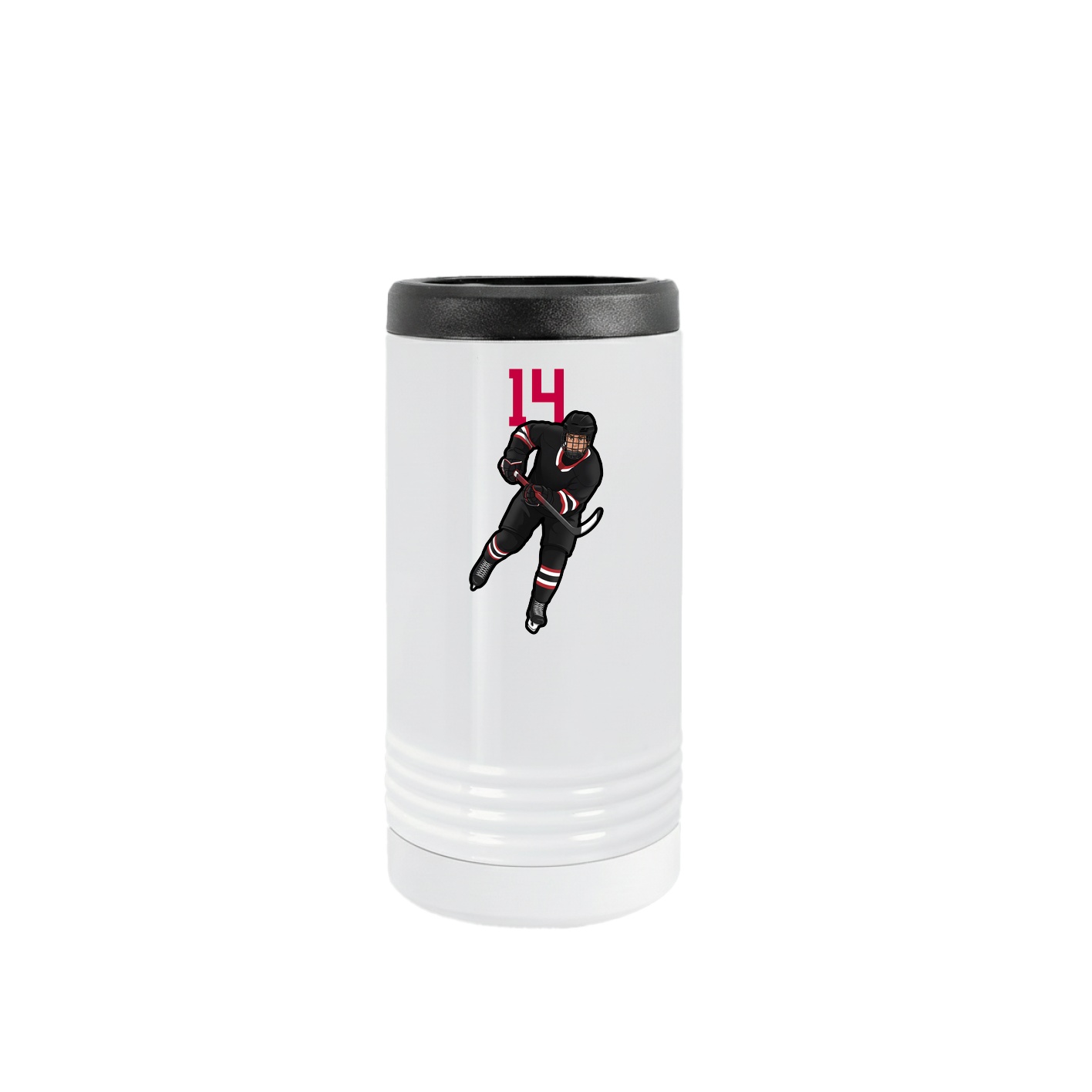 Slim Beverage Holder — Number Top in White