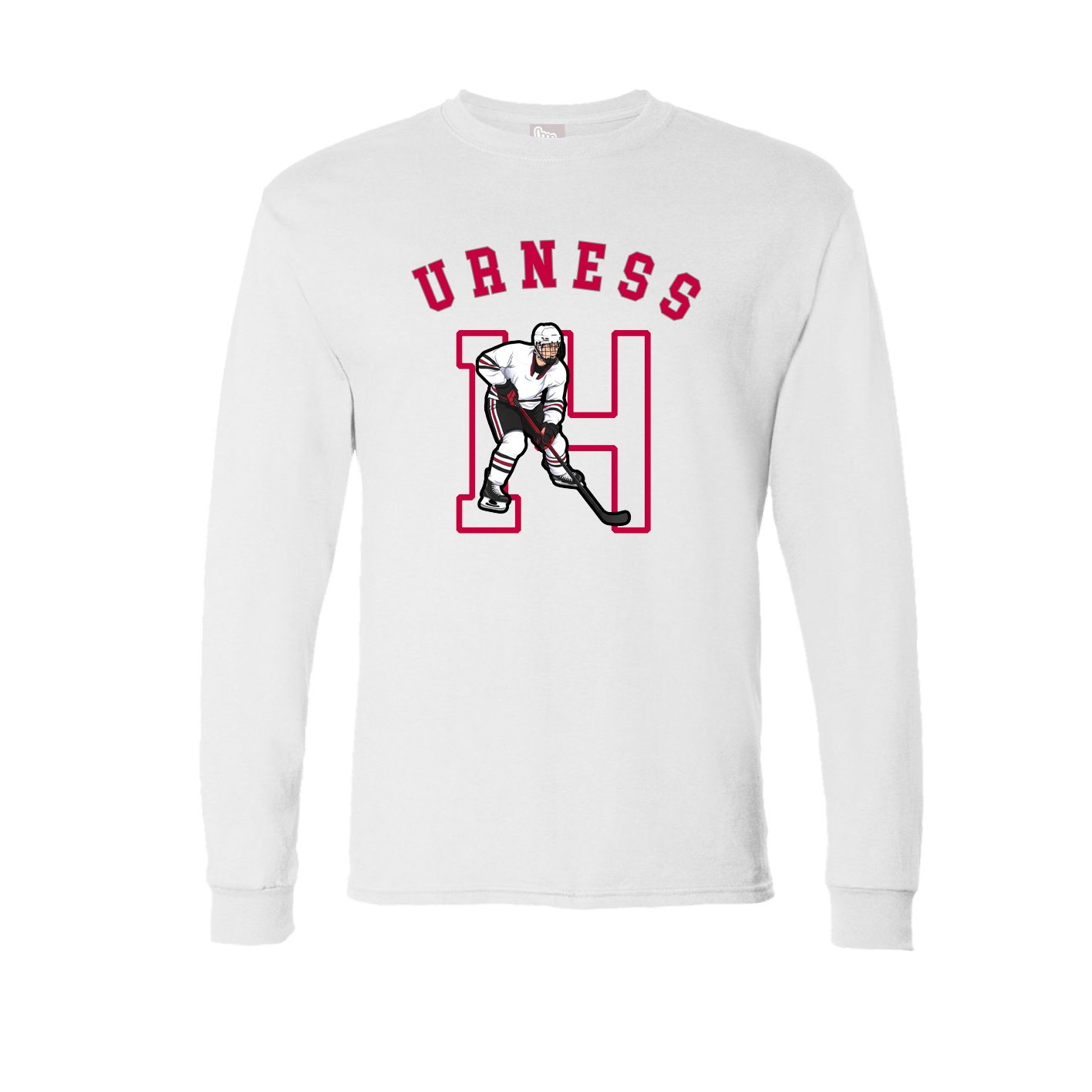 Long Sleeve Tee — Shirsey Arch in White