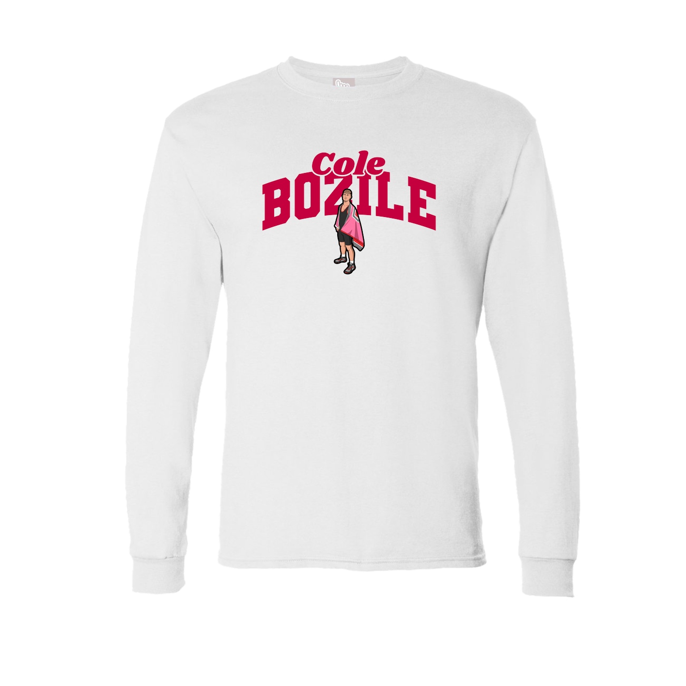 Long Sleeve Tee — Signature Arch in White