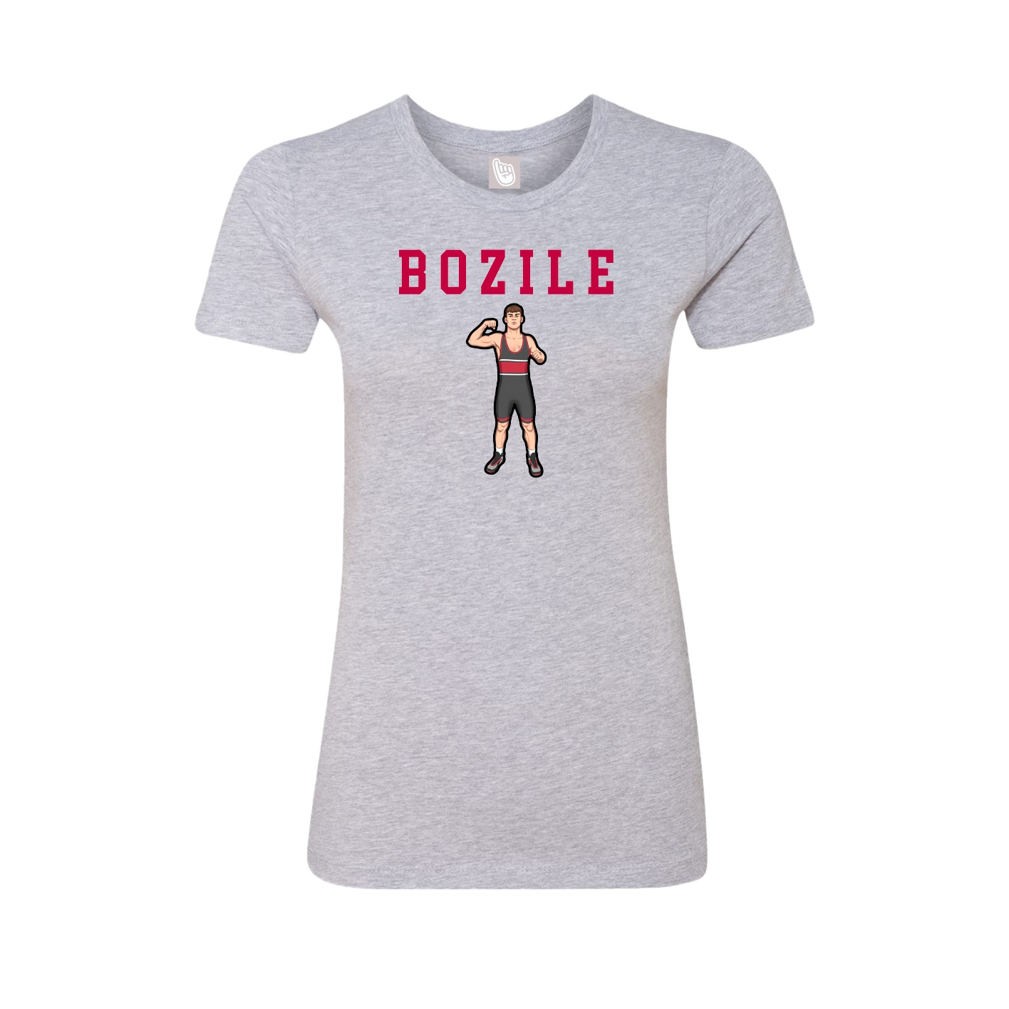 Fitted Women's Tee — Shirsey in Grey