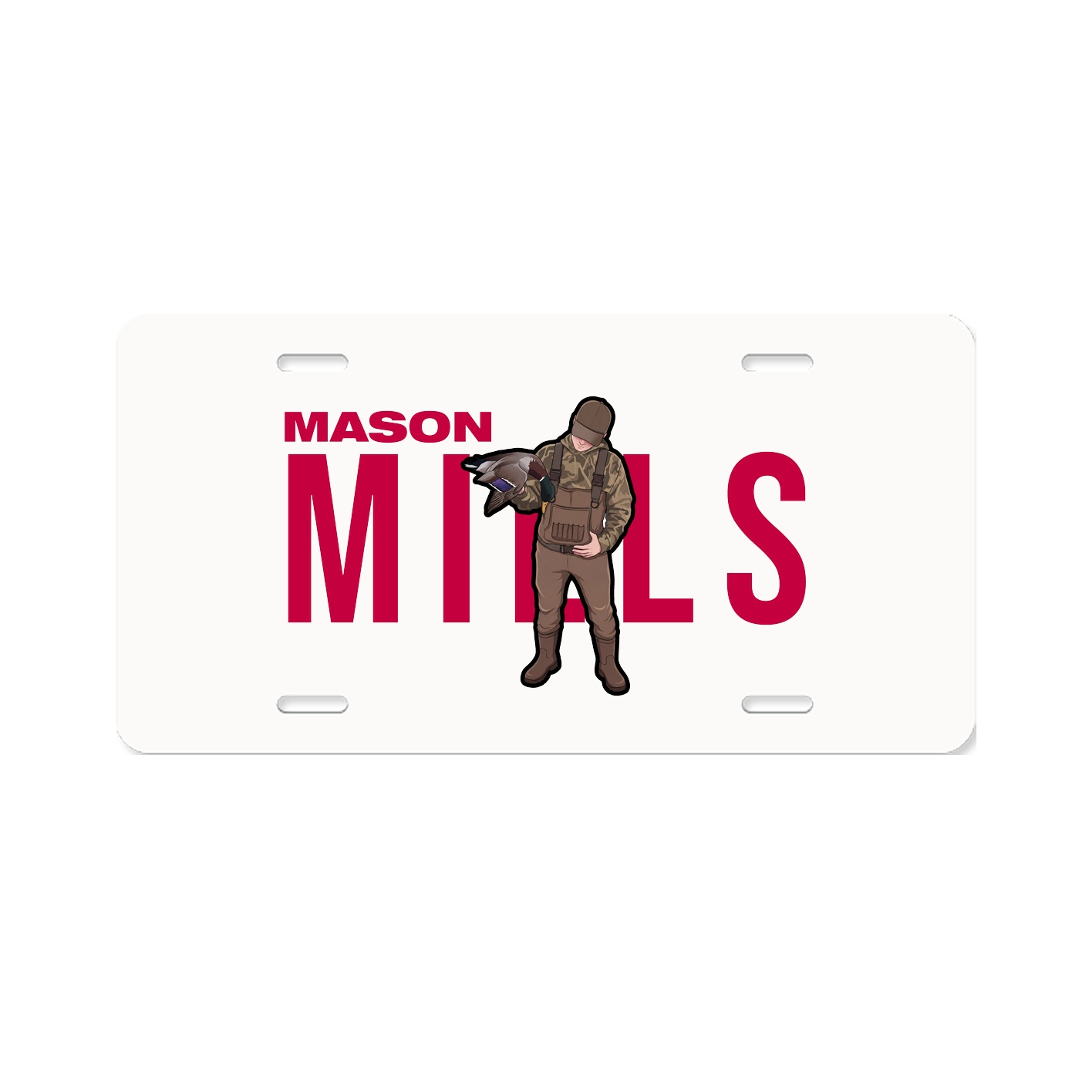 License Plate — Player Name in Classic