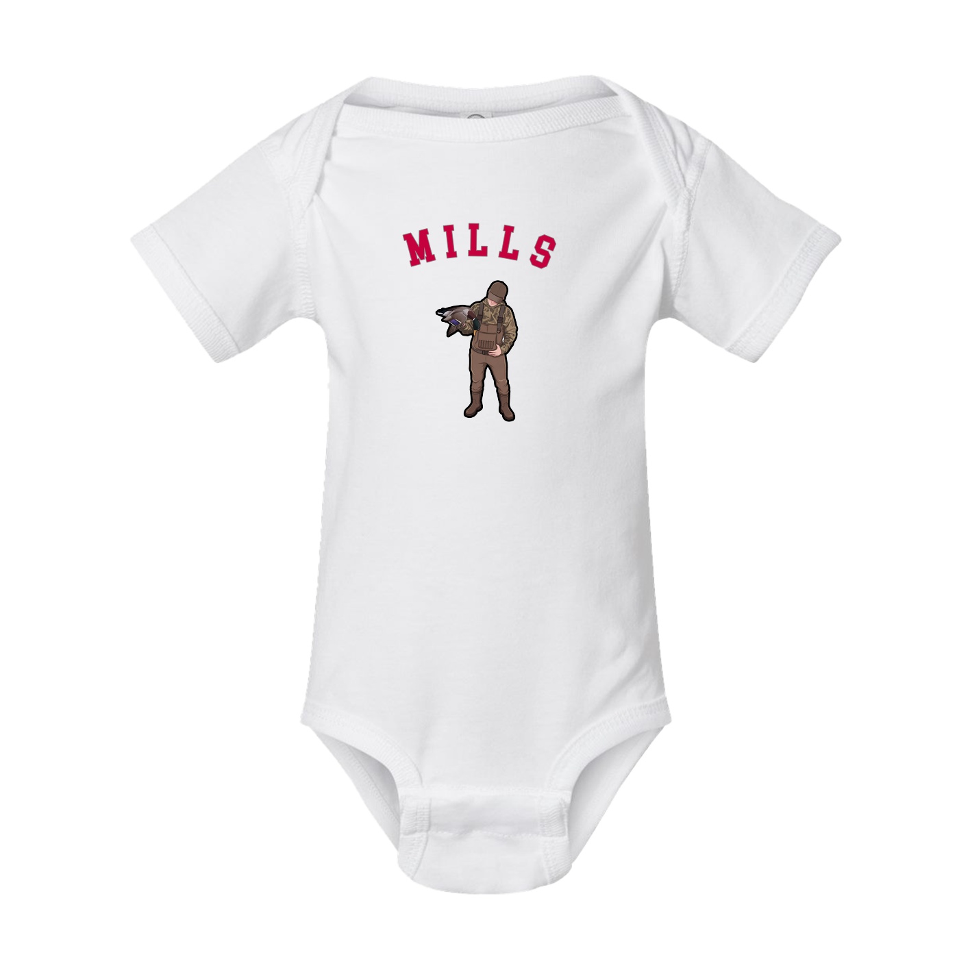 Baby Onesie — Shirsey Arch in White
