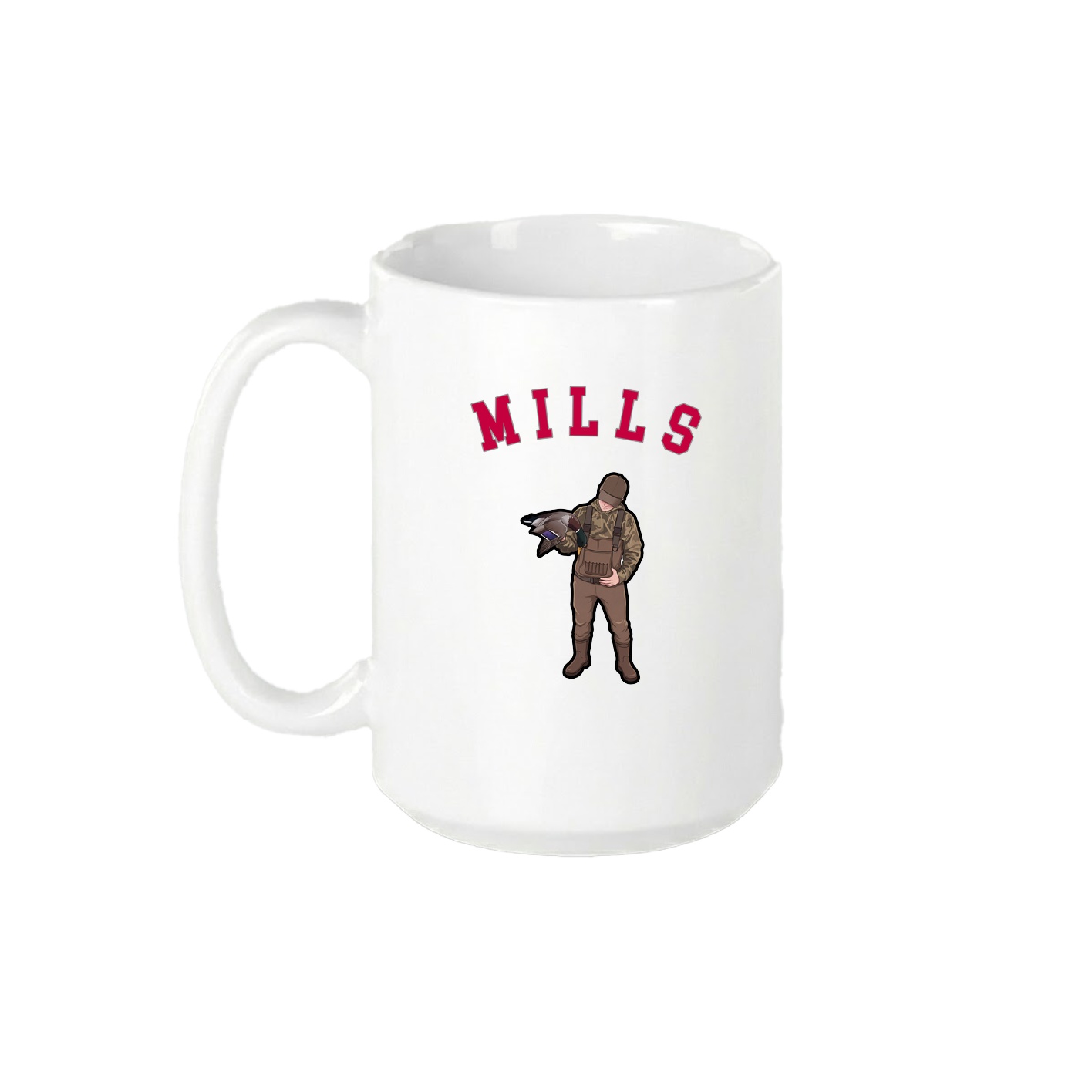 15oz Coffee Mug — Shirsey Arch in White