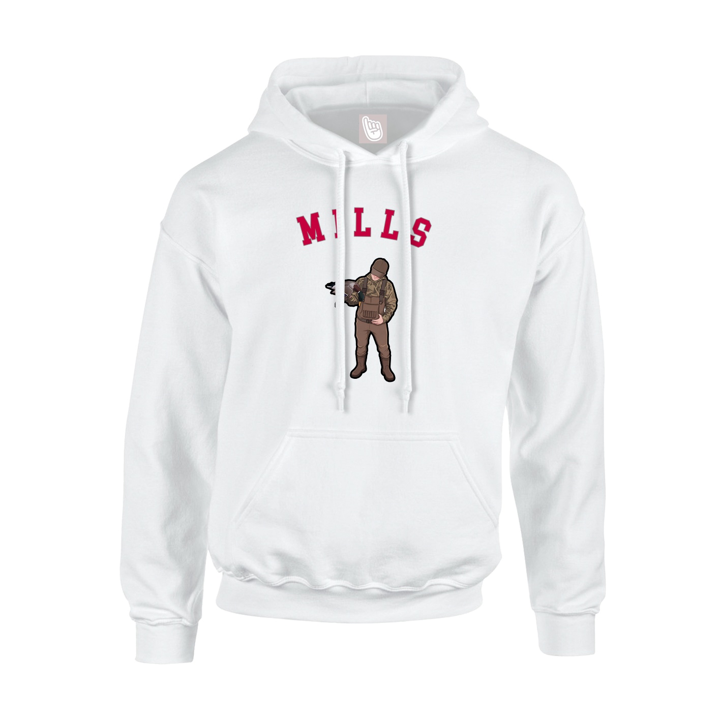 Hoodie — Shirsey Arch in White